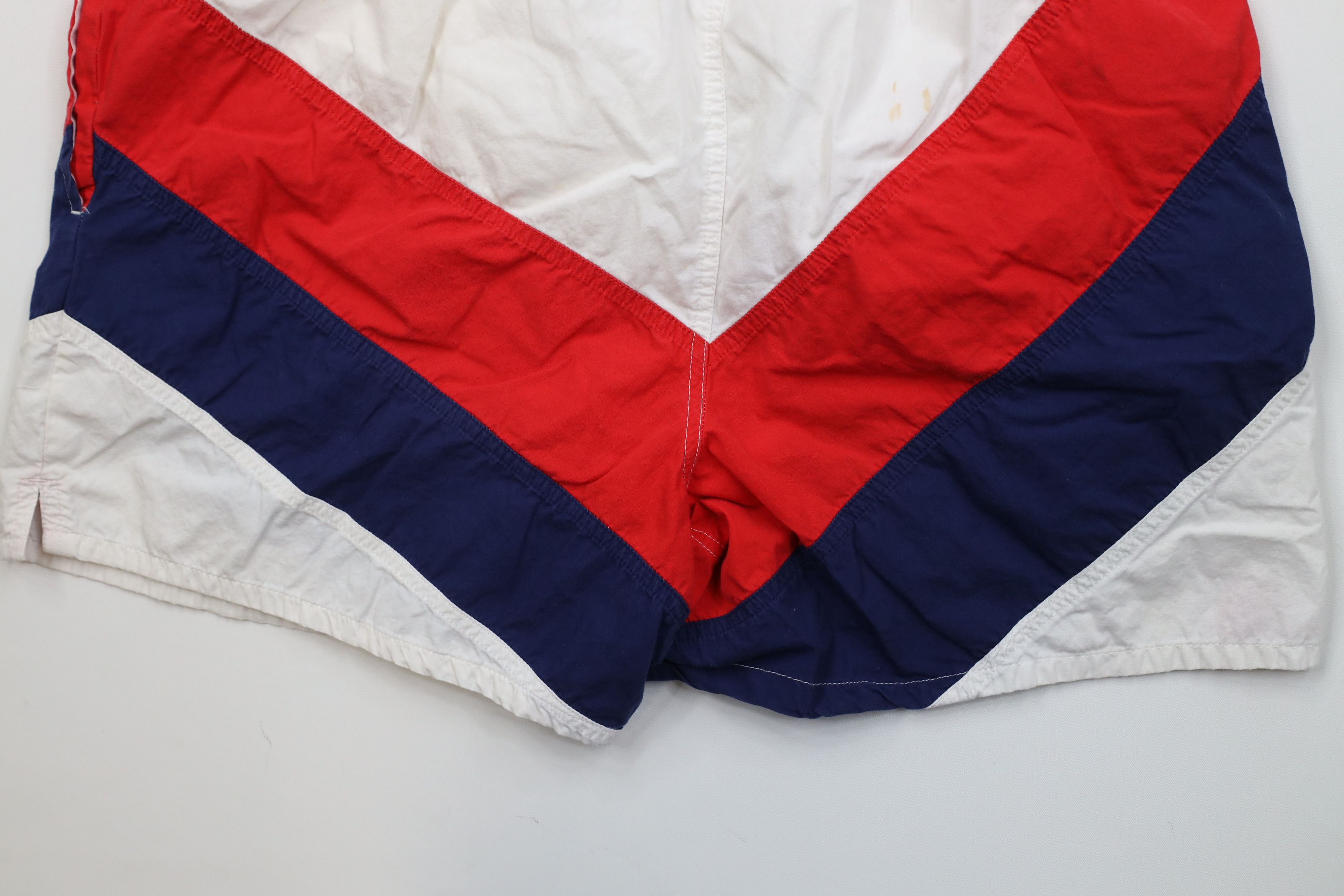 Pierre Cardin Vintage 80s 90s Pierre Cardin Block Lined Shorts Swim Trunk Size US 34 / EU 50 - 14 Thumbnail
