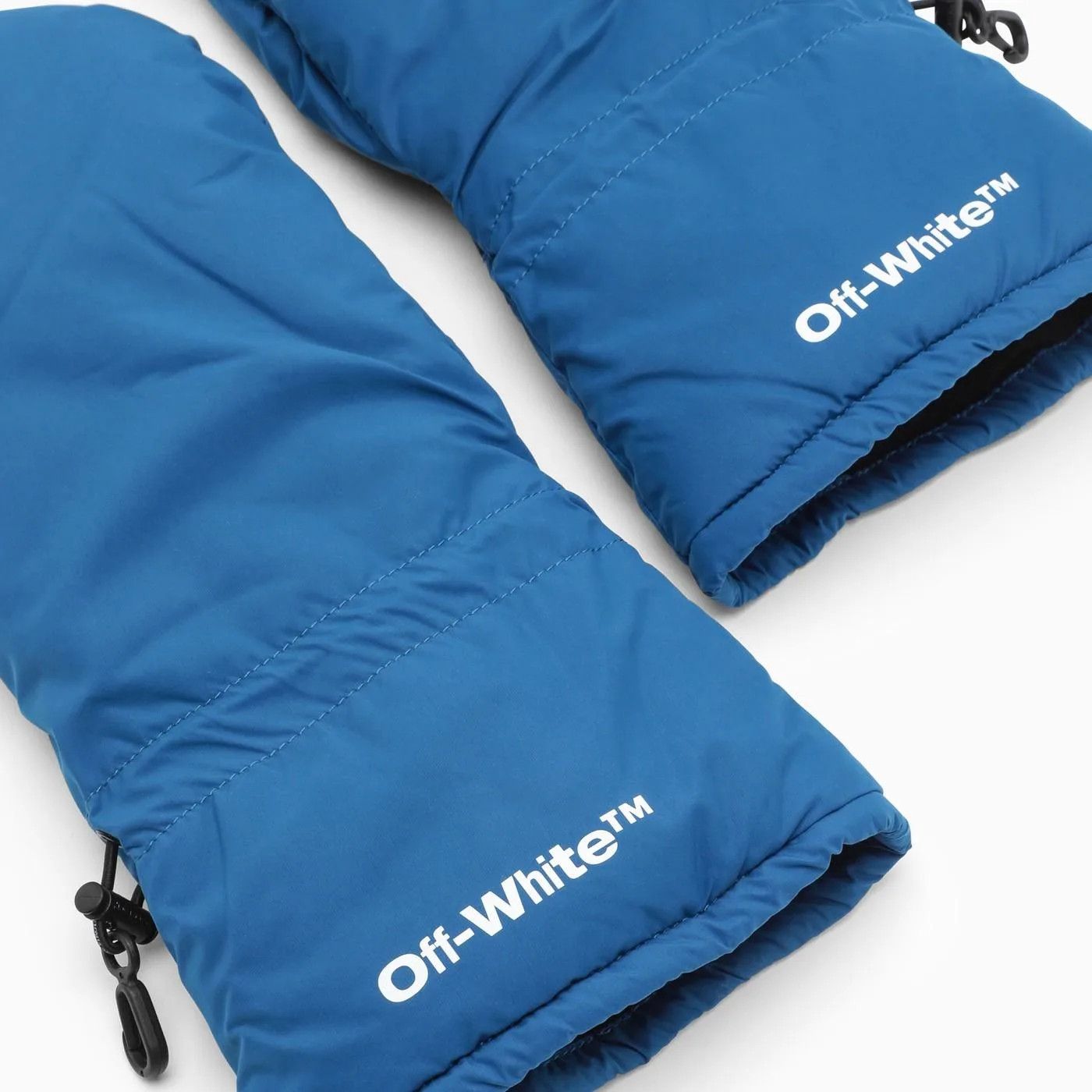 Off-White o1y0225 Size : OS / Logo Gloves in Blue/Black Size ONE SIZE - 2 Thumbnail