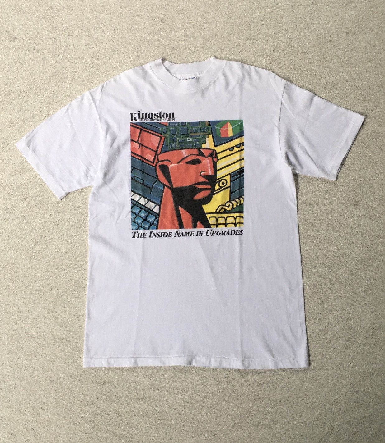 Vintage Vintage 90s Kingston Technology Promo tee Size US M / EU 48-50 / 2 - 1 Thumbnail