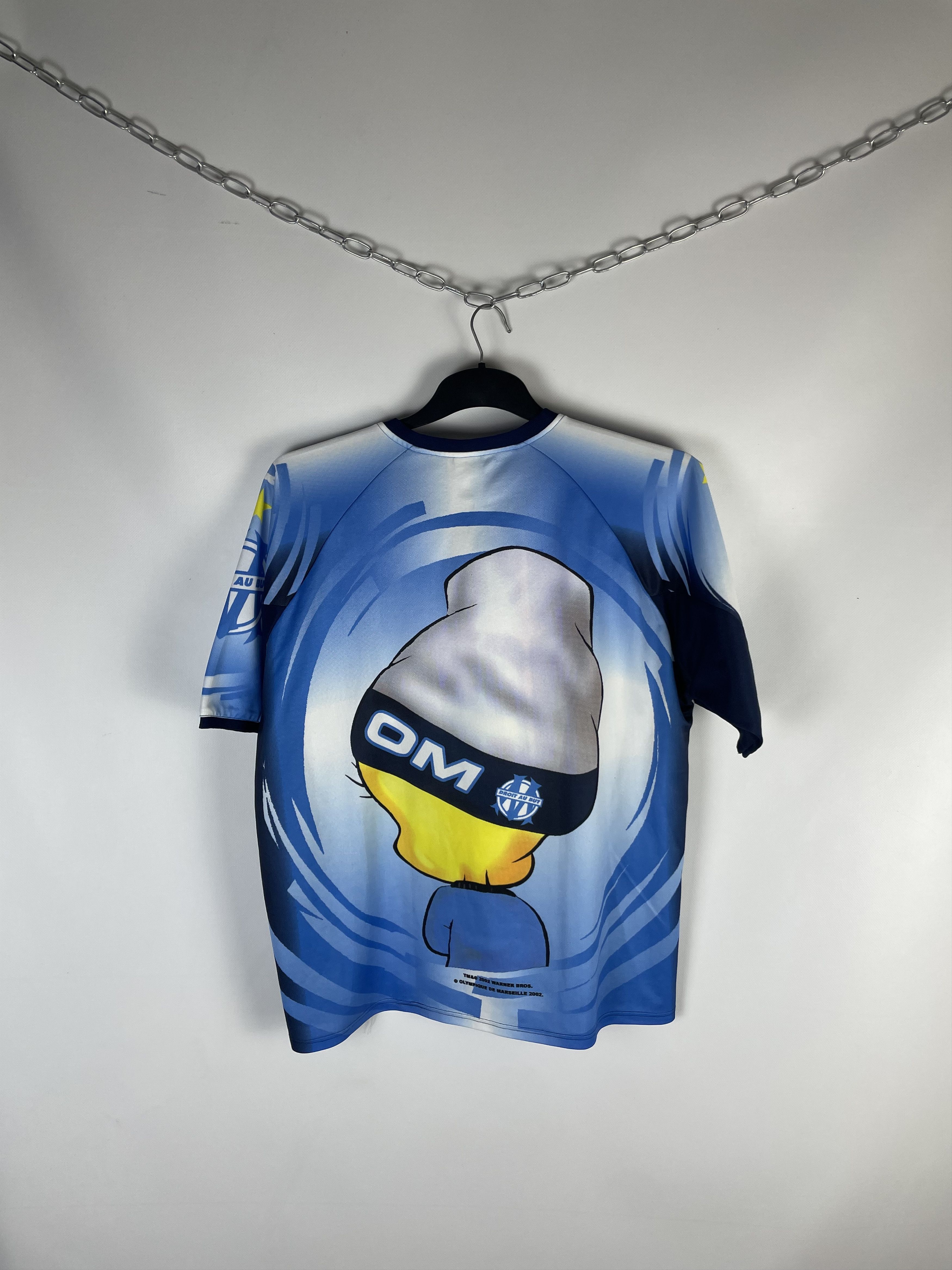 Warner Bros Vintage Looney Tunes Jerseys Marseille Size US XL / EU 56 / 4 - 7 Thumbnail