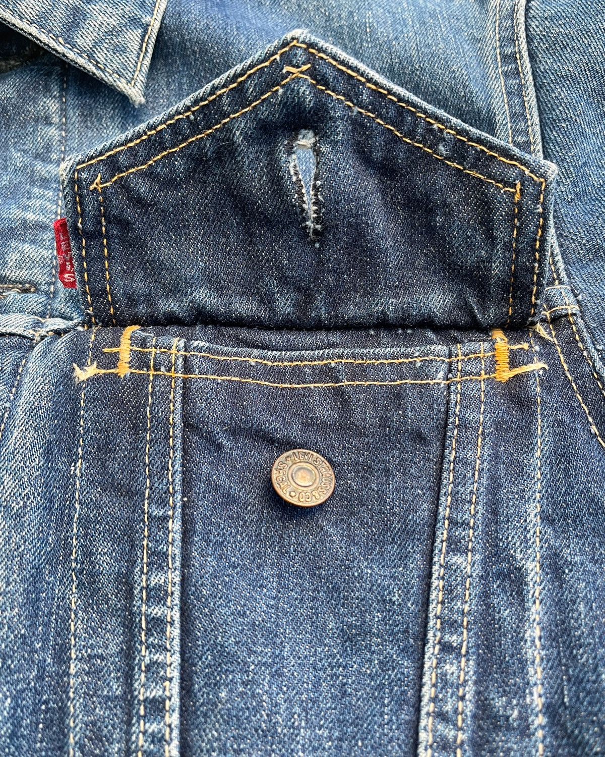 Levi's Levi’s Type III Big E Blanket-Lined Denim Jacket – 1960s OG Size US M / EU 48-50 / 2 - 11 Thumbnail