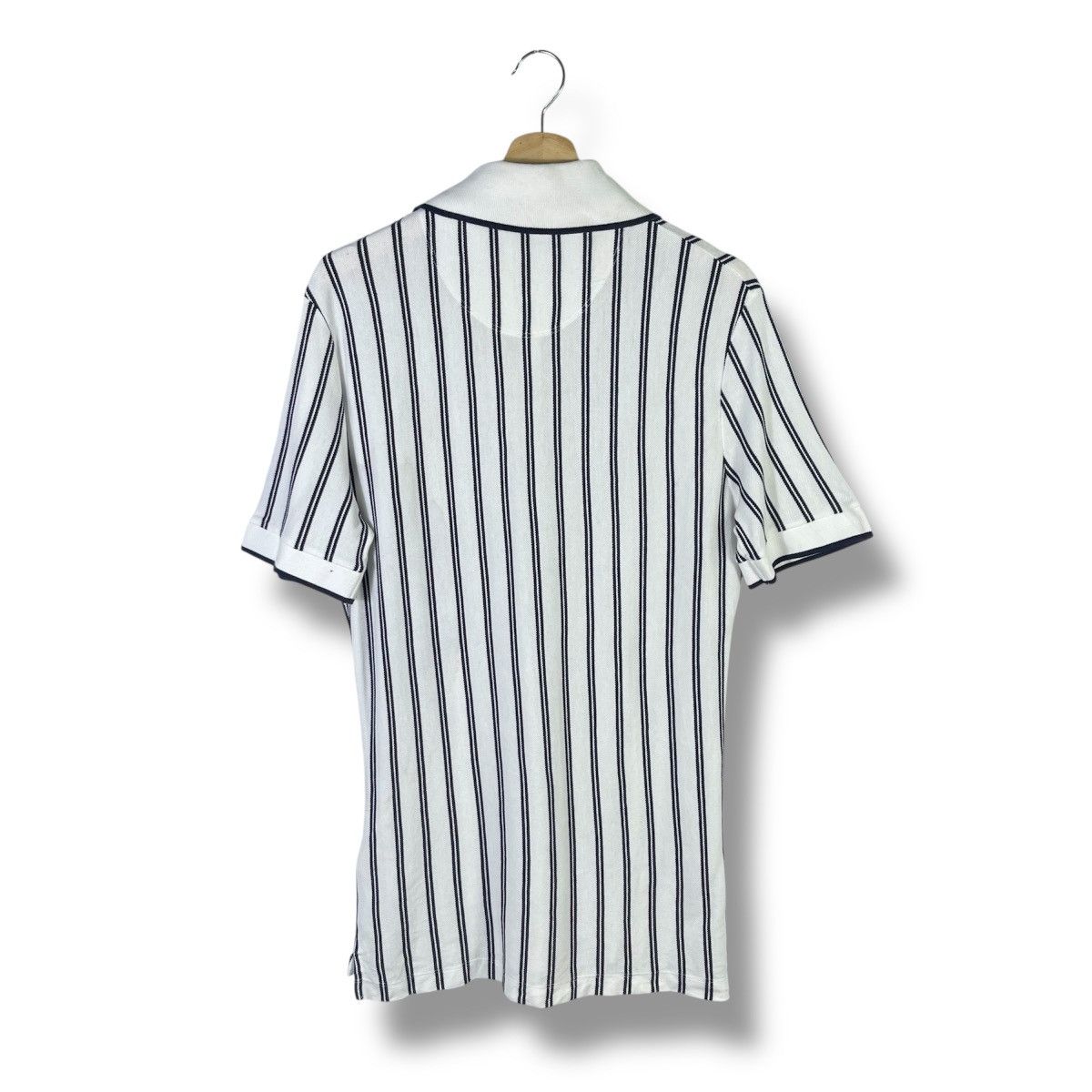 Vivienne Westwood Vivienne Westwood Man Embroidery Stripes Polo Tshirt Size US M / EU 48-50 / 2 - 2 Thumbnail
