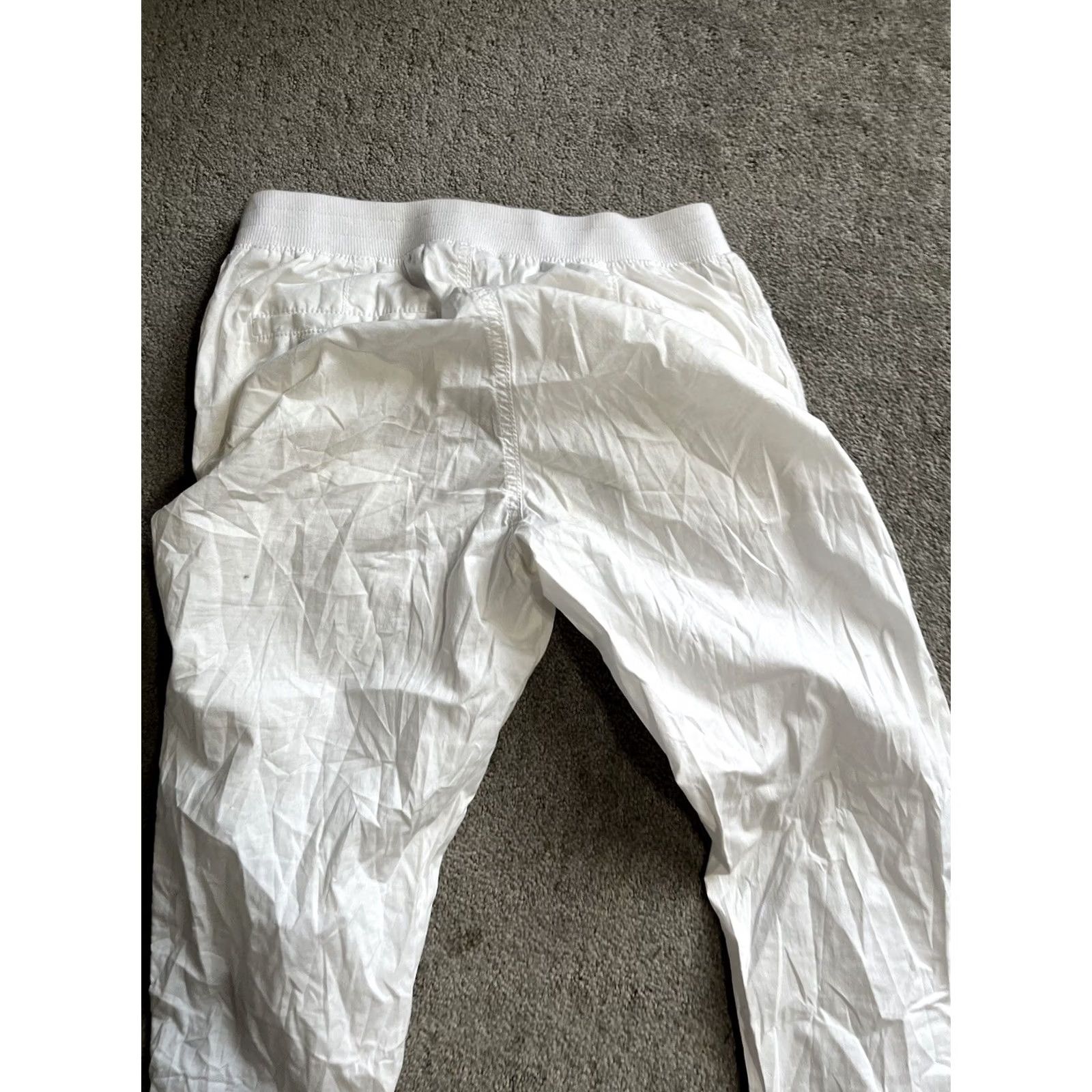 Vintage Style&co. Petite Pull-on Cuffed Ankle Pants Shiitake Ivory 8P Pants Petite 8P Women Womens Y Size 30" / US 8 / IT 44 - 4 Thumbnail