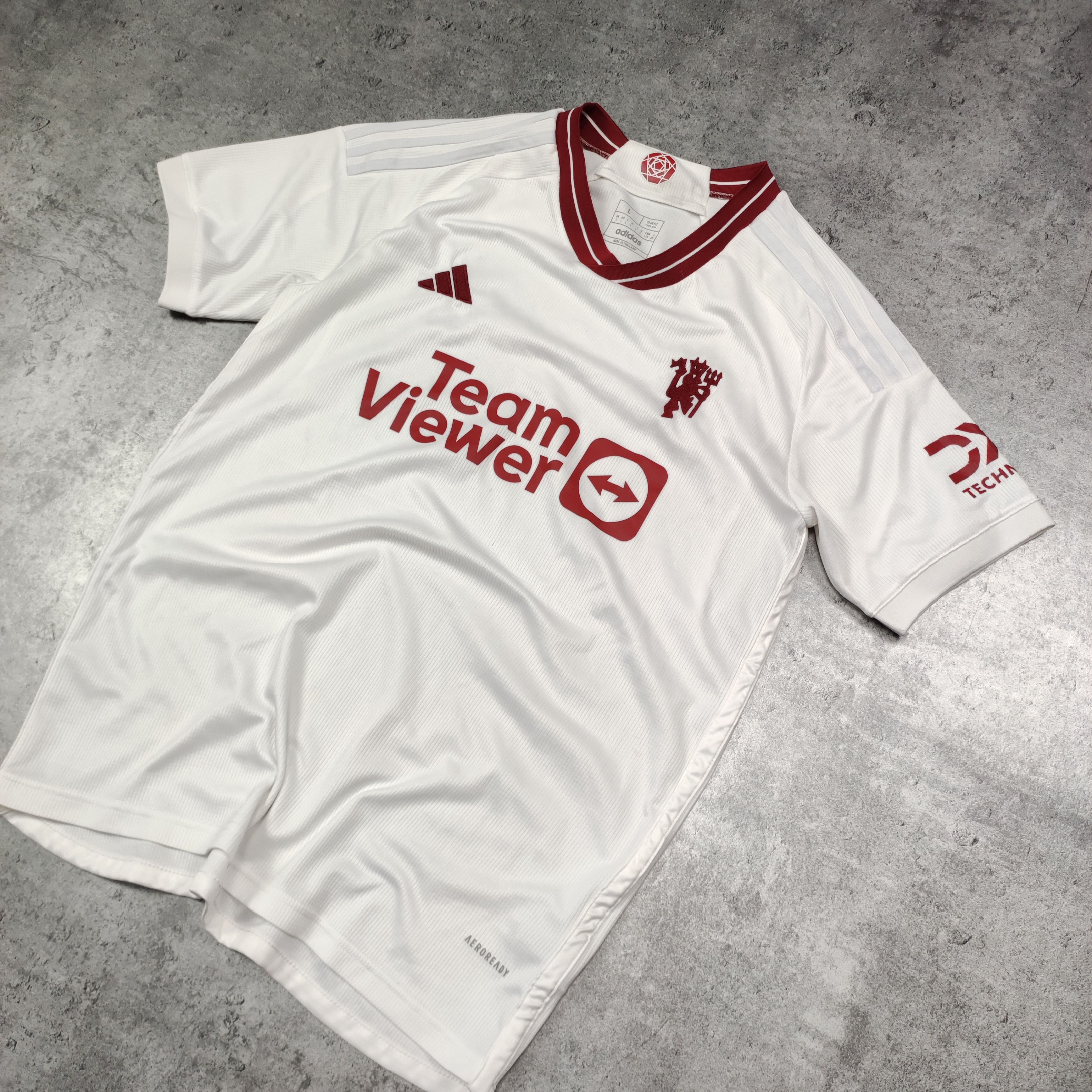 Adidas Adidas x Manchester United 2023 Away Football Jersey Size US L / EU 52-54 / 3 - 3 Thumbnail