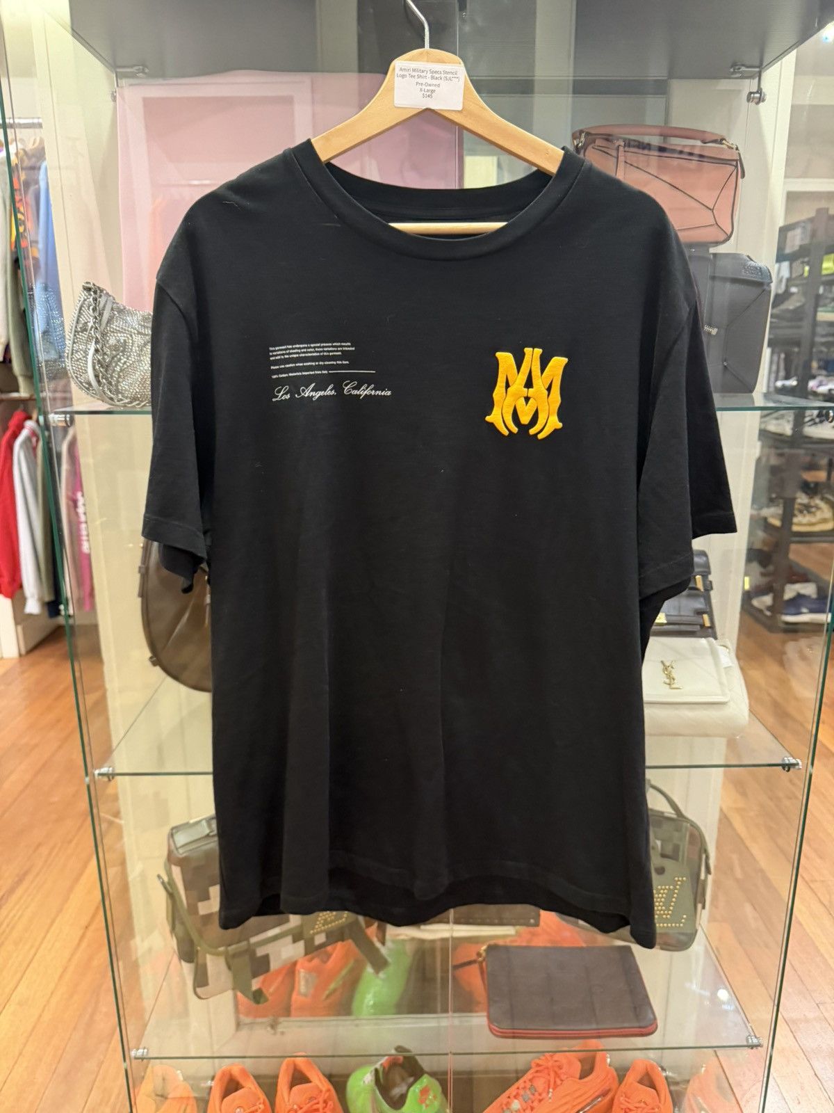 Amiri Amiri Military Specs Stencil Logo Tee Size US XL / EU 56 / 4 - 1 Thumbnail