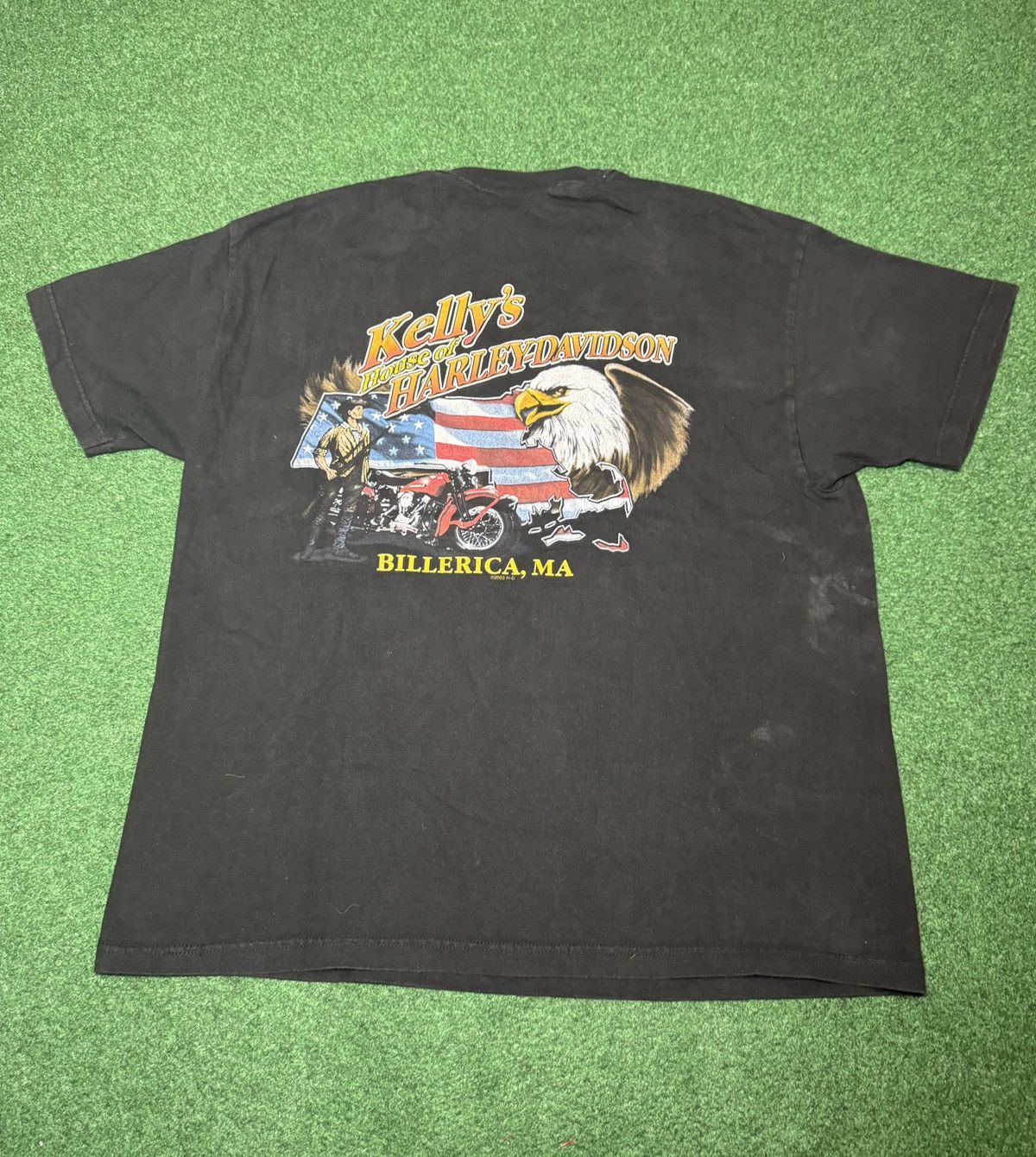 Harley Davidson Vintage Harley Davidson Y2K Biker Motorcycle XL T Shirt Size US XL / EU 56 / 4 - 3 Thumbnail