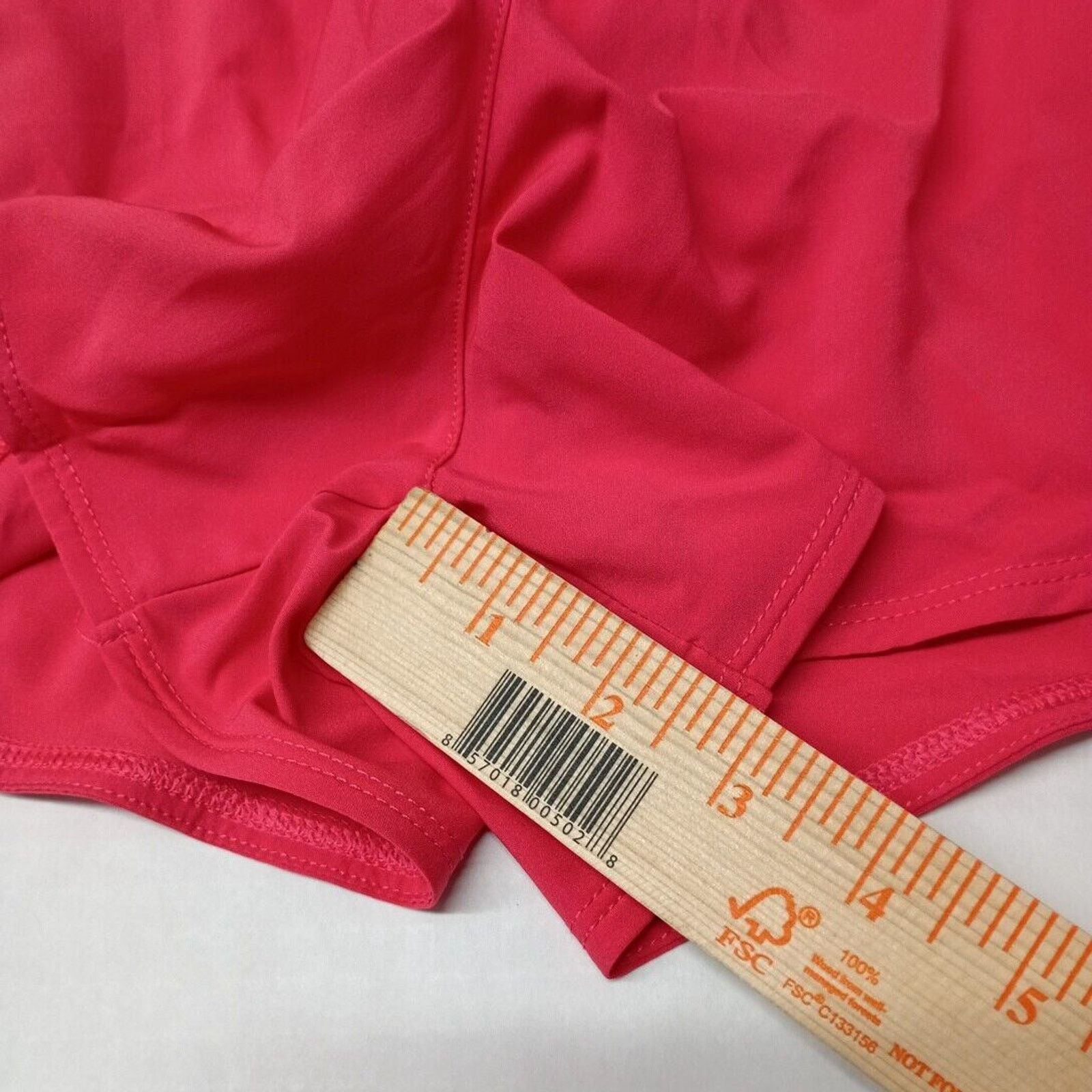 Nike NWT Nike Women's One Dri-FIT Mid-Rise Shorts 3in Pink Size L Size 33" - 2 Thumbnail