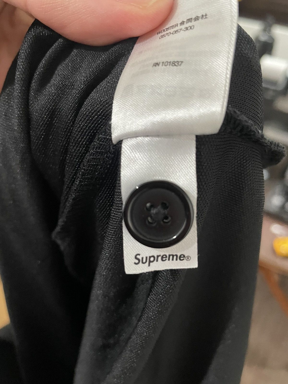 Supreme Supreme Rhinestone Stripe Baseball Jersey (Medium) Size US M / EU 48-50 / 2 - 7 Thumbnail