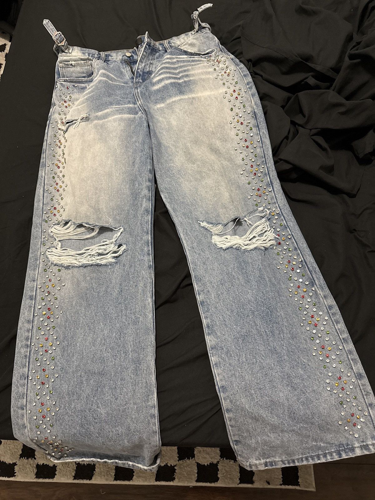 HMDD Hmdd crystal denim Size US 34 / EU 50 - 1 Thumbnail