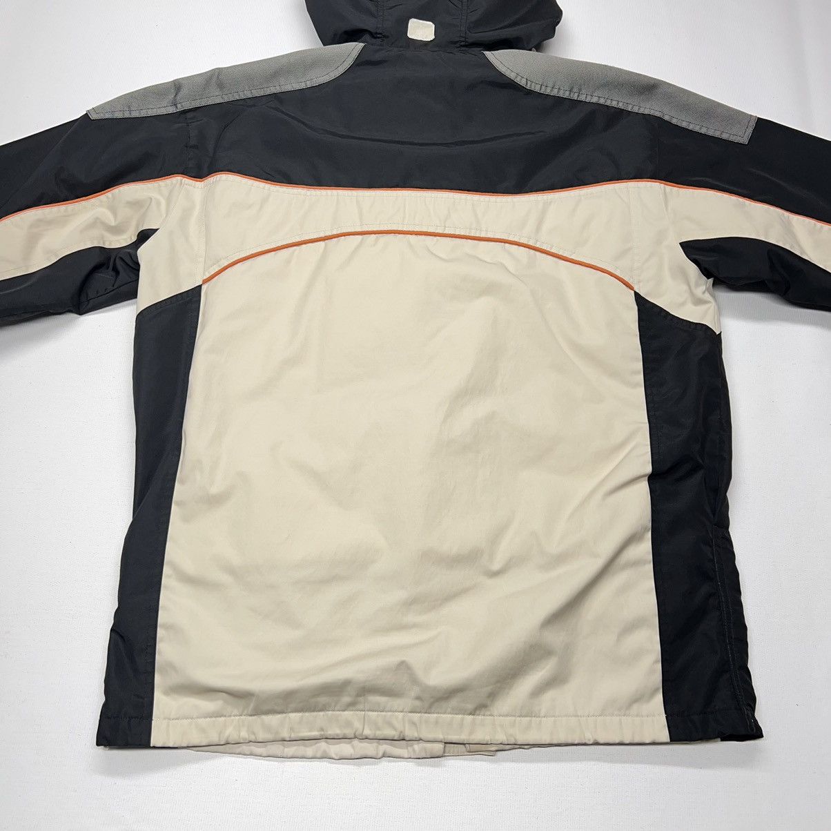 Fila × Vintage VTG Fila Jacket Beige Full Zip Pocket Hooded Coat Retro Size US XL / EU 56 / 4 - 17 Thumbnail
