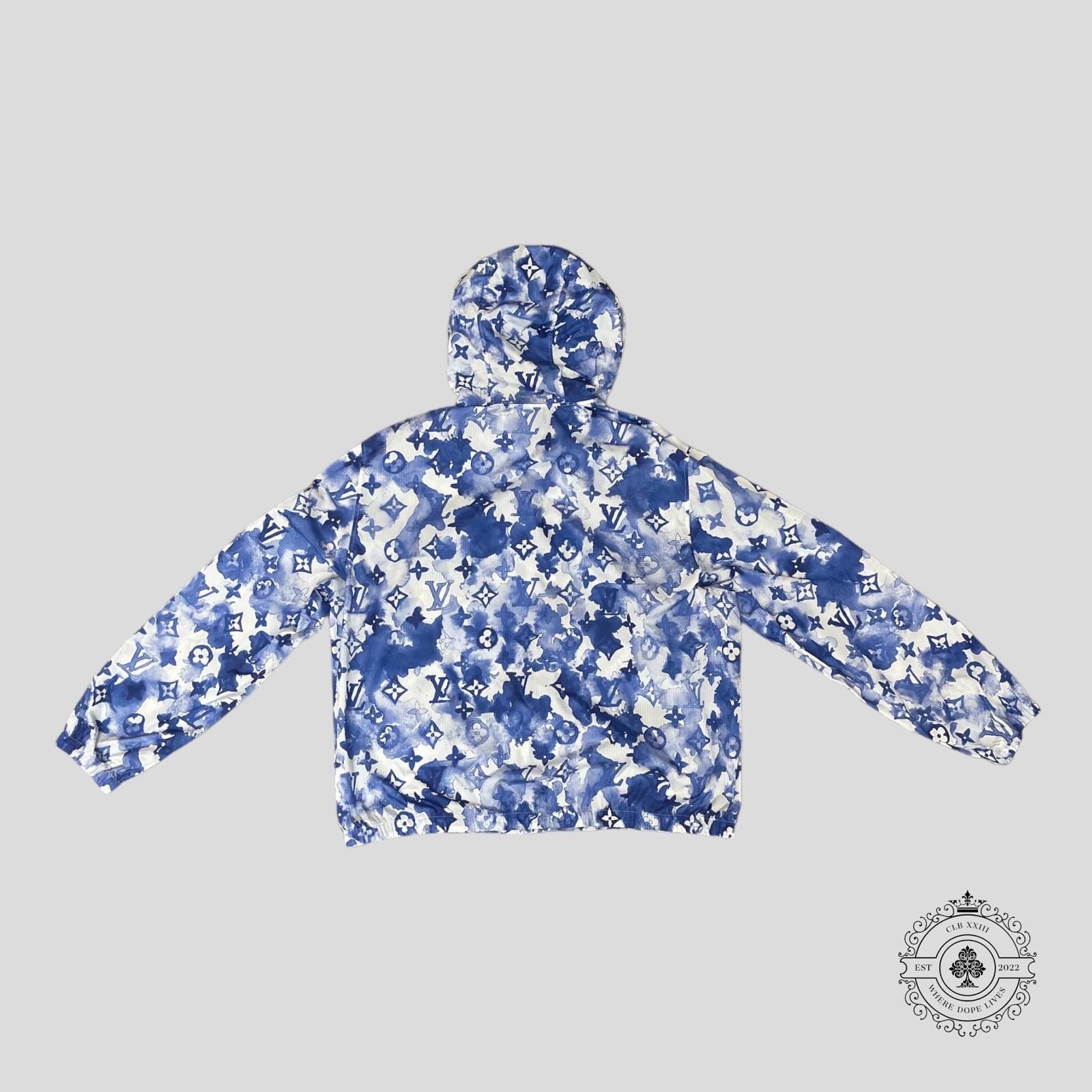 Louis Vuitton Louis Vuitton Watercolor Monogram Windbreaker - Blue Size US XL / EU 56 / 4 - 2 Thumbnail