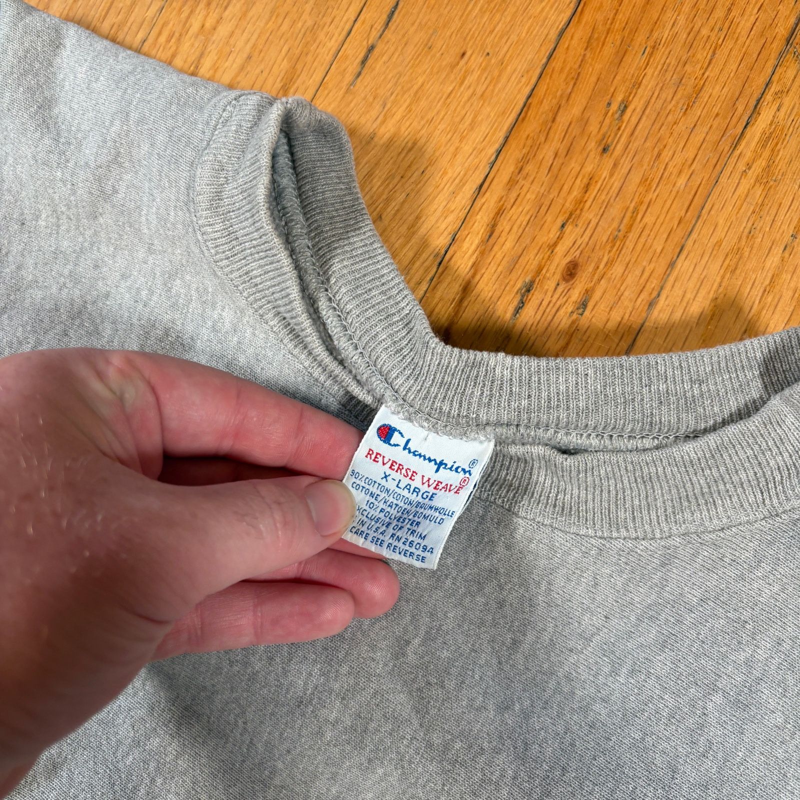 Champion Vintage 90s Champion Reverse Weave Sweatshirt Size US XL / EU 56 / 4 - 3 Thumbnail