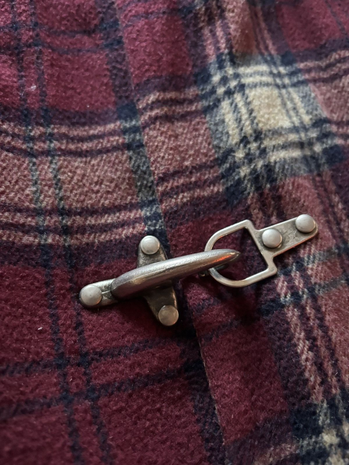 Polo Ralph Lauren Vintage Cotler Plaid Metal Fireman Toggle/Clasp Heavy Jacket Size US M / EU 48-50 / 2 - 4 Thumbnail