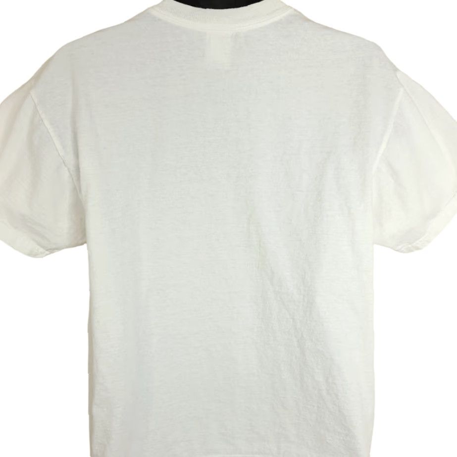 Delta VINTAGE Christian American Flag T Shirt Mens Size Large Y2K God Shed His Grace On Thee White Cotton Delta Crew Neck Short Sleeve Shirt Size US L / EU 52-54 / 3 - 4 Thumbnail