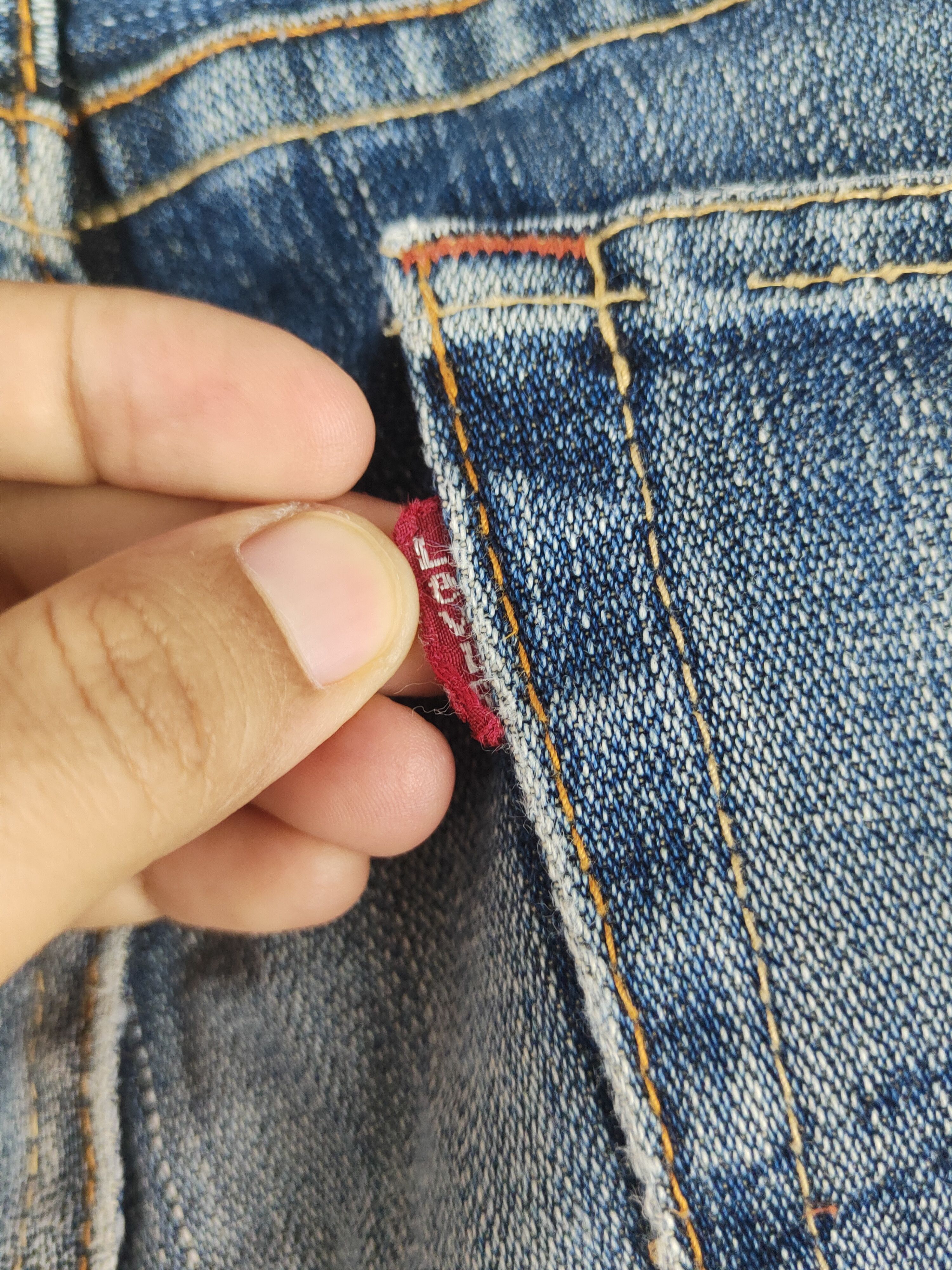 Levi's Levi's Blue Distressed Ripped Jeans #S2925 Size US 31 - 10 Thumbnail