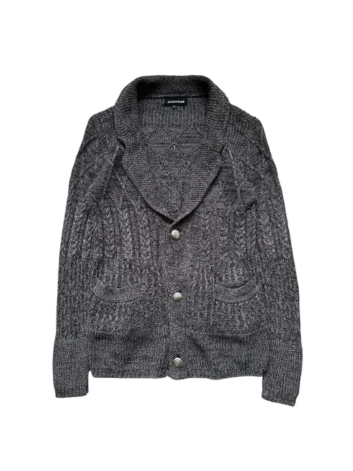 JACKROSE 2021 JACKROSE - Japan j-rock knitted cardigan Size US M / EU 48-50 / 2 - 3 Thumbnail