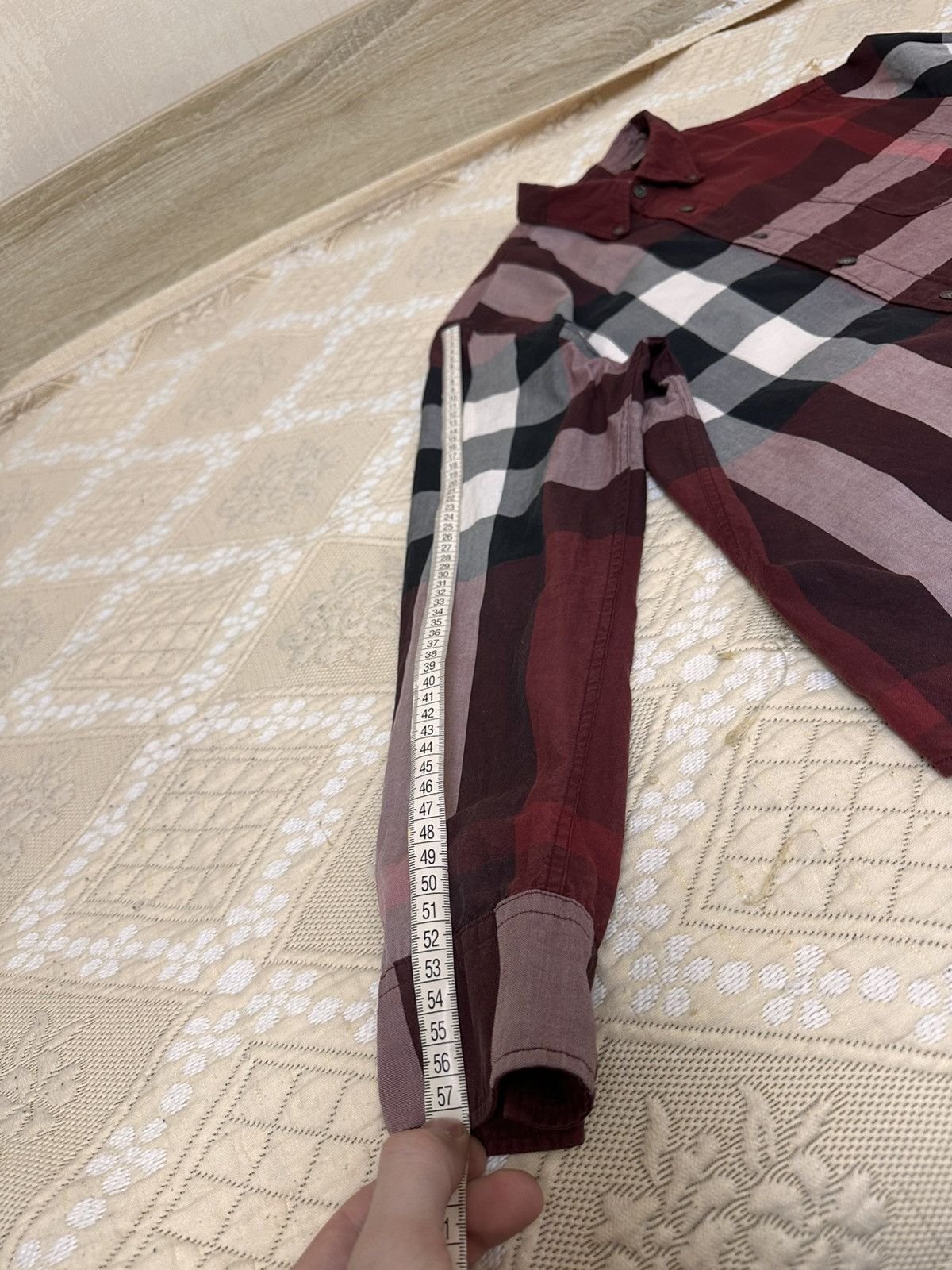 Burberry 🔥 Burberry Brit Nova Check Long Sleeve Shirt Button Up Rare Size US S / EU 44-46 / 1 - 13 Thumbnail