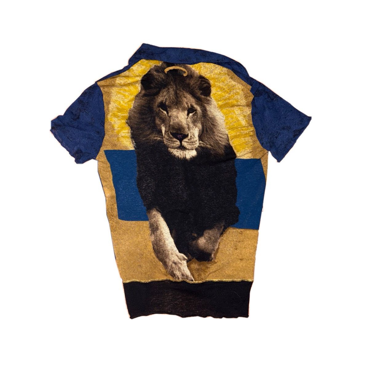 Jean Paul Gaultier Rare Jean Paul Gaultier Cyber lion mesh polo Size US S / EU 44-46 / 1 - 1 Thumbnail