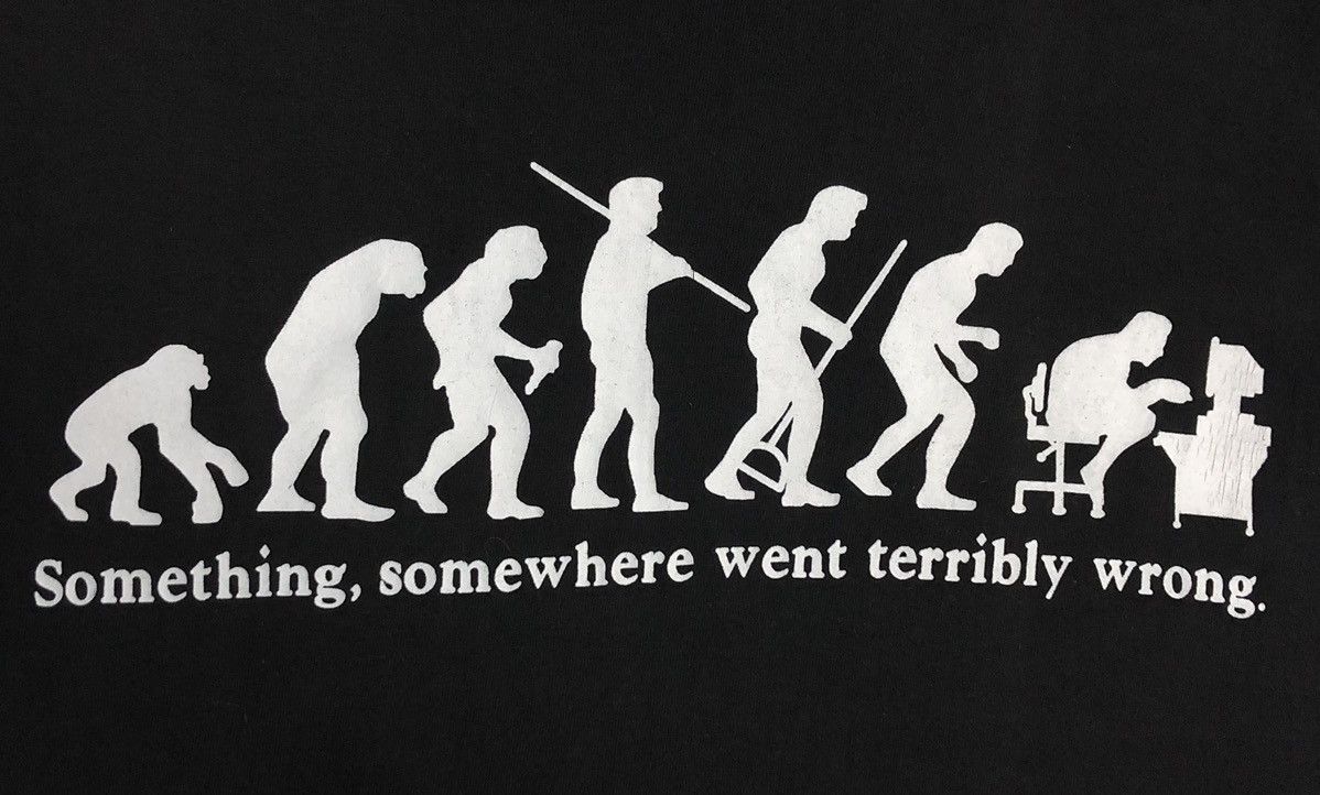 Vintage Vintage Something, Somewhere Went Terribly Wrong T-Shirt Size US M / EU 48-50 / 2 - 3 Thumbnail