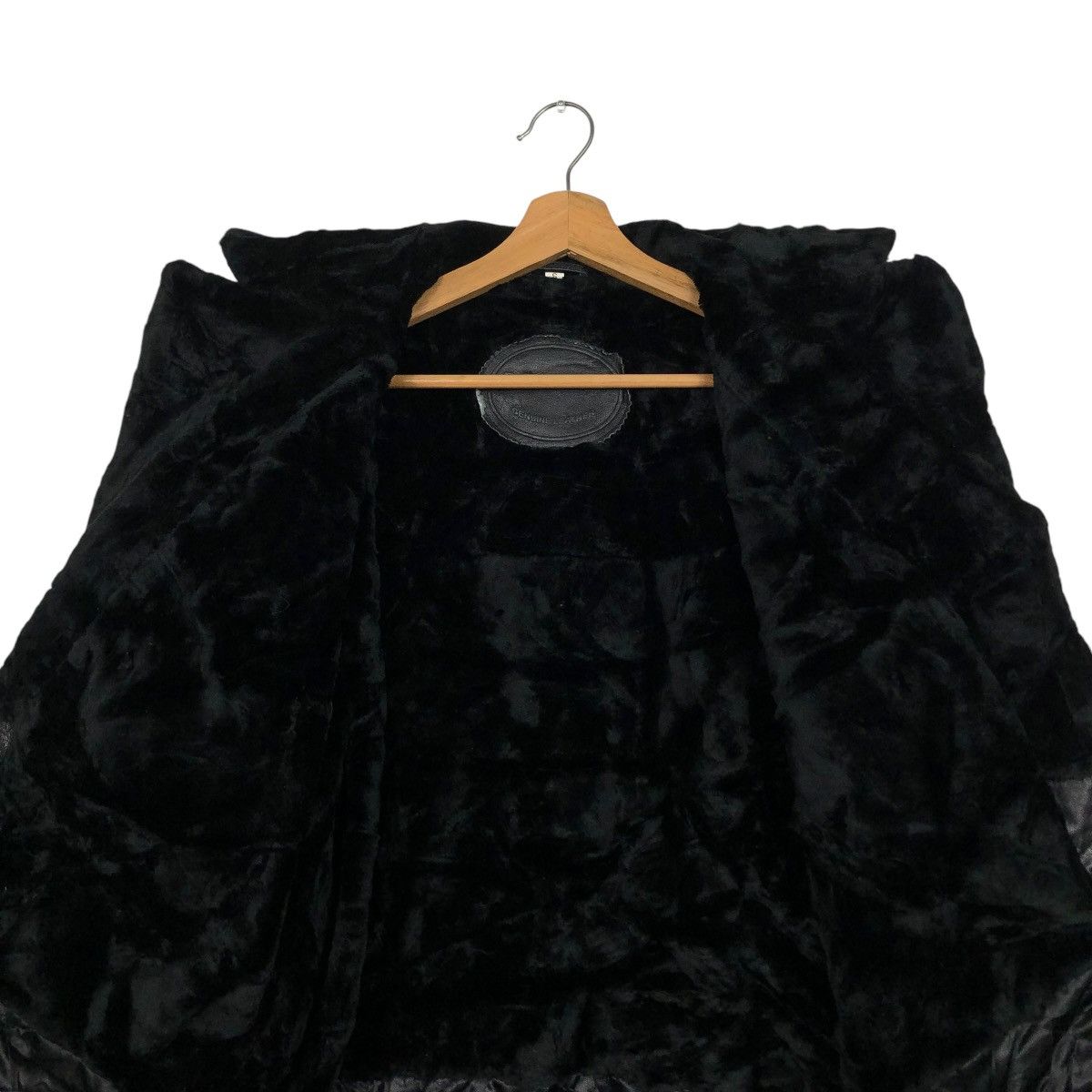 Japanese Brand VINTAGE GENUINE LEATHER JACKET BIKE BRUMAS MINK FUR BLANKET Size US S / EU 44-46 / 1 - 16 Thumbnail