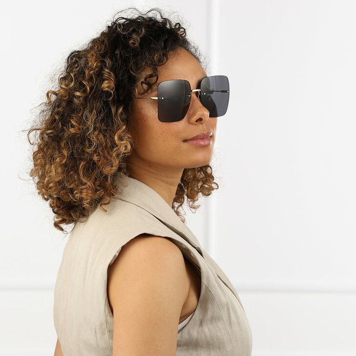 Gucci NEW GUCCI GG1147S 001 Butterfly Oversized Women Sunglasses Size ONE SIZE - 3 Thumbnail
