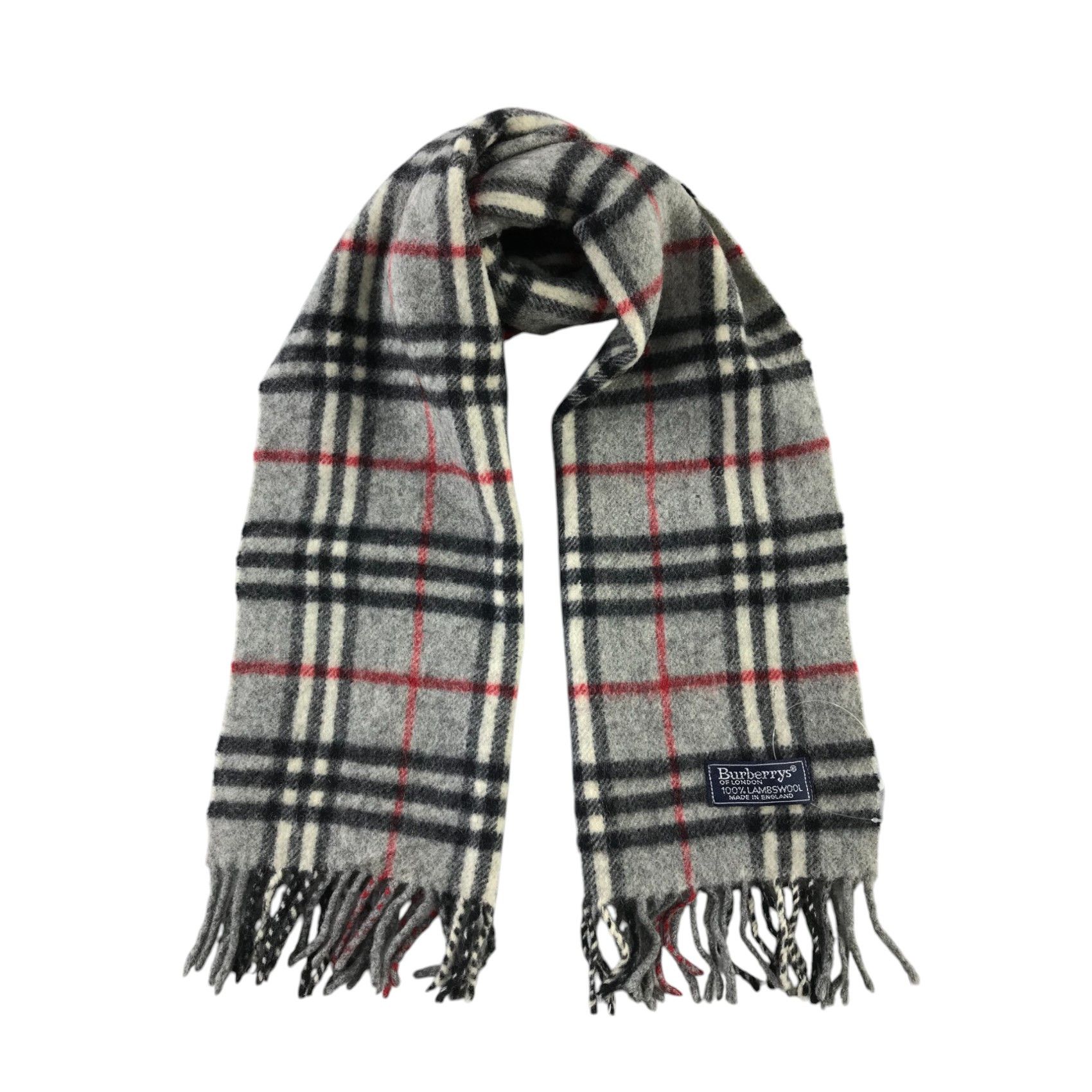 Burberry × Vintage Burberry Scarf / Muffler / Neckwear - WW1940 Size ONE SIZE - 1 Thumbnail