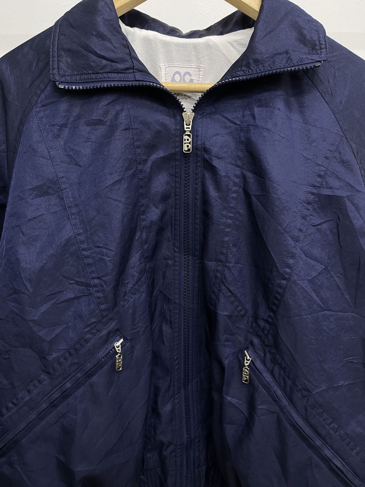 Courreges COURREGES Sport Futur Nylon Jacket Embroidery Spell Out Size US M / EU 48-50 / 2 - 15 Thumbnail