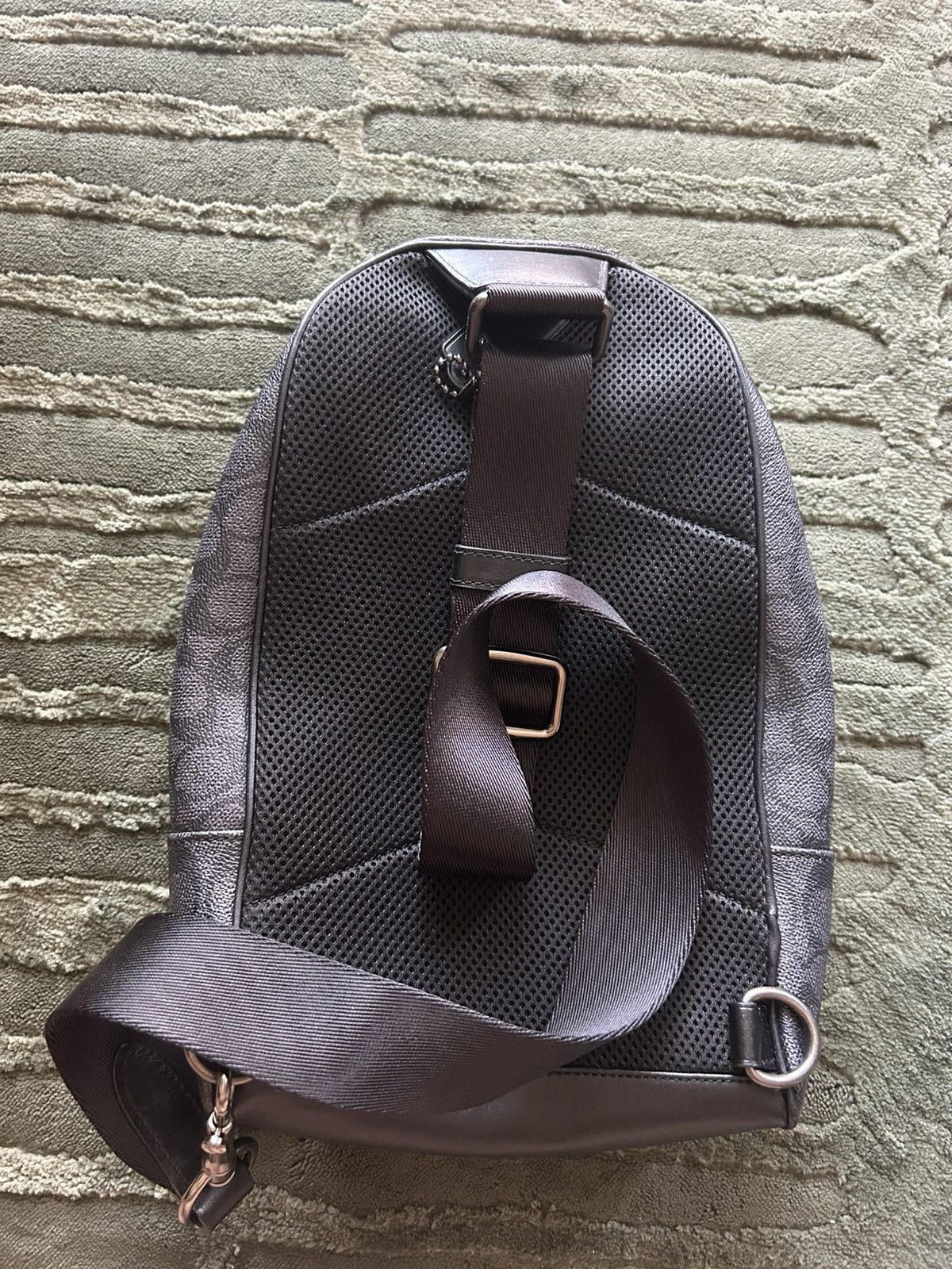 Coach COACH BLACK MONOGRAM SIDE-BAG (MENS) Size ONE SIZE - 2 Thumbnail