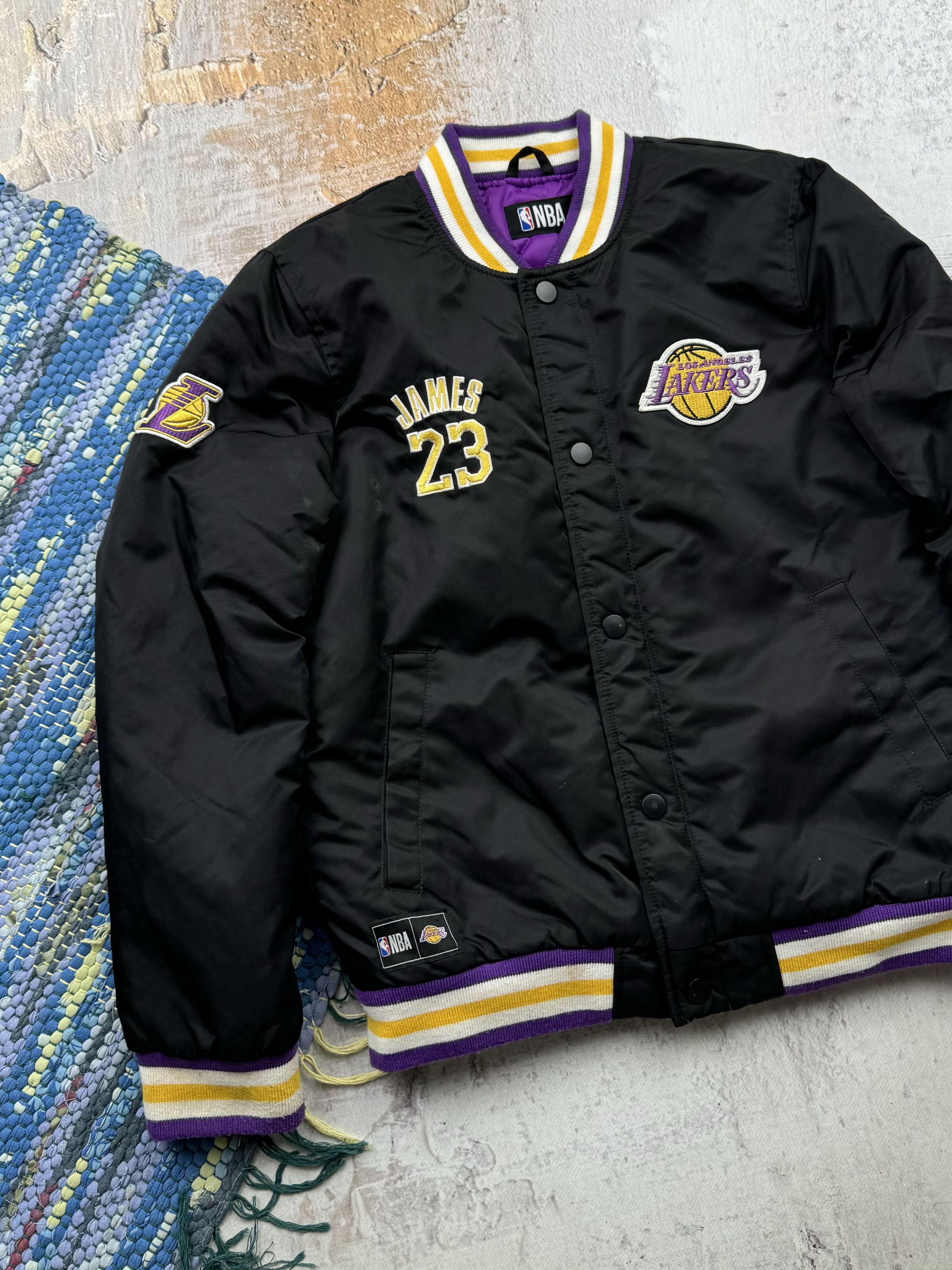 NBA NBA Vintage Bomber Jacket (123) Size S / US 4 / IT 40 - 2 Thumbnail