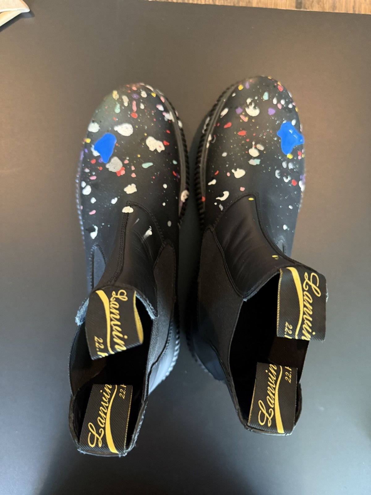 Gallery Dept. × Lanvin Arpege Ankle Boots Black (Multicolor) Size US 11 / EU 44 - 4 Thumbnail