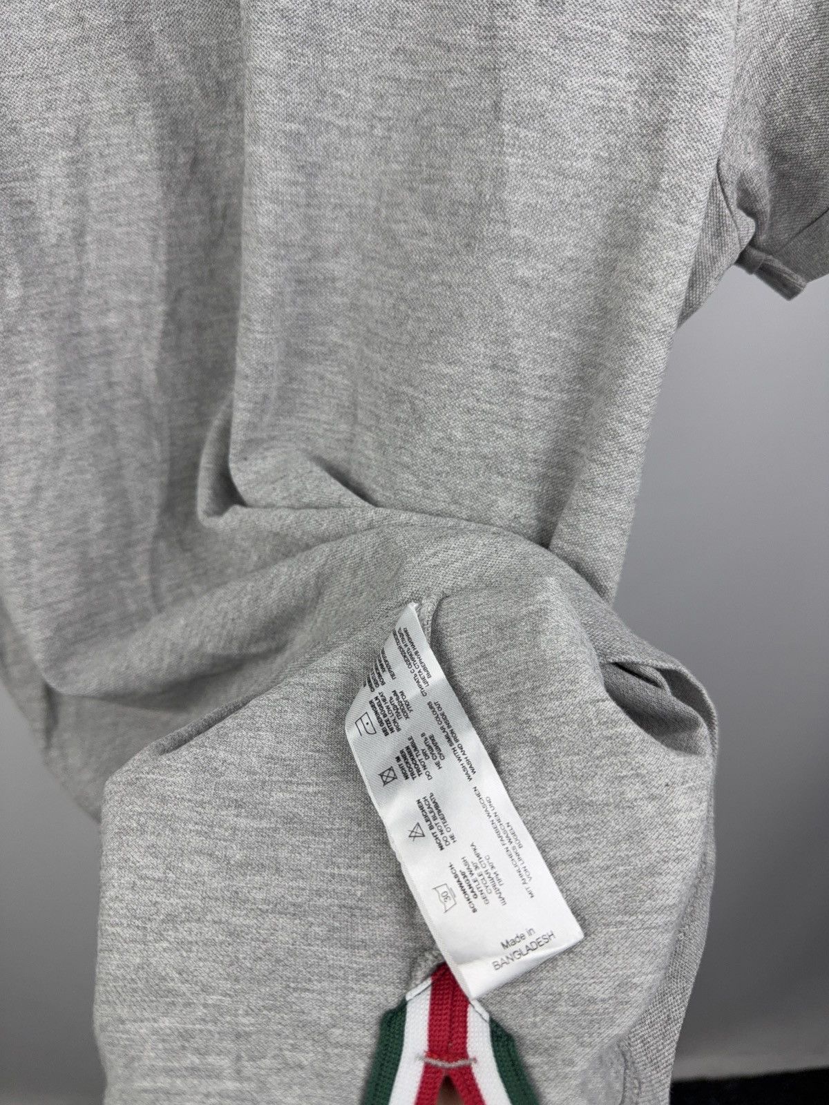 Versace Luxury 19V69 Italia Grey Cotton Polo Shirt with Logo XL Size US XL / EU 56 / 4 - 8 Thumbnail