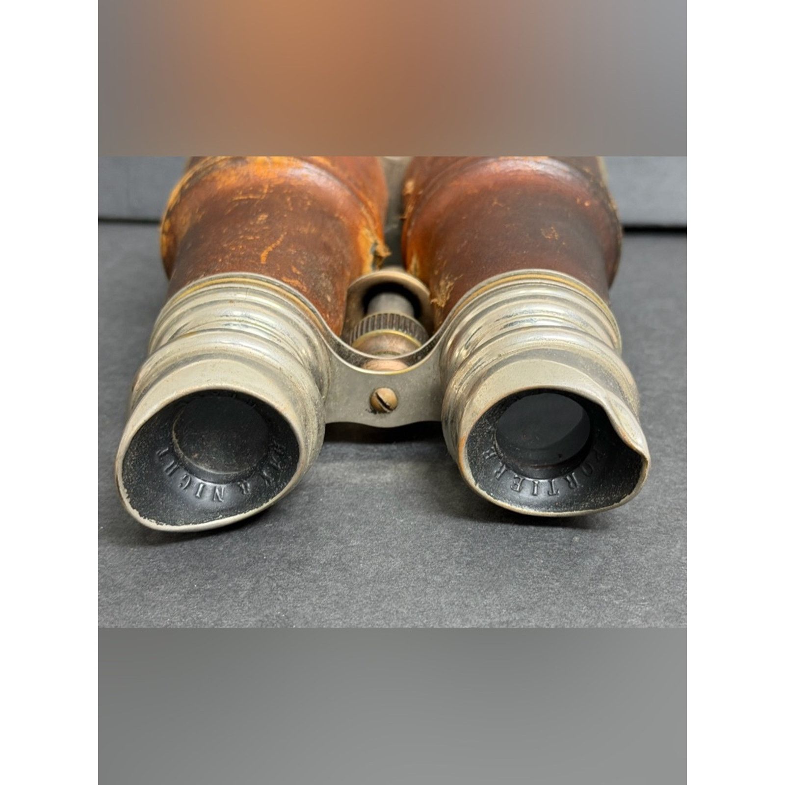 Other Antique Binoculars Sportiere Paris Glass Leather (Military?) Size ONE SIZE - 5 Thumbnail