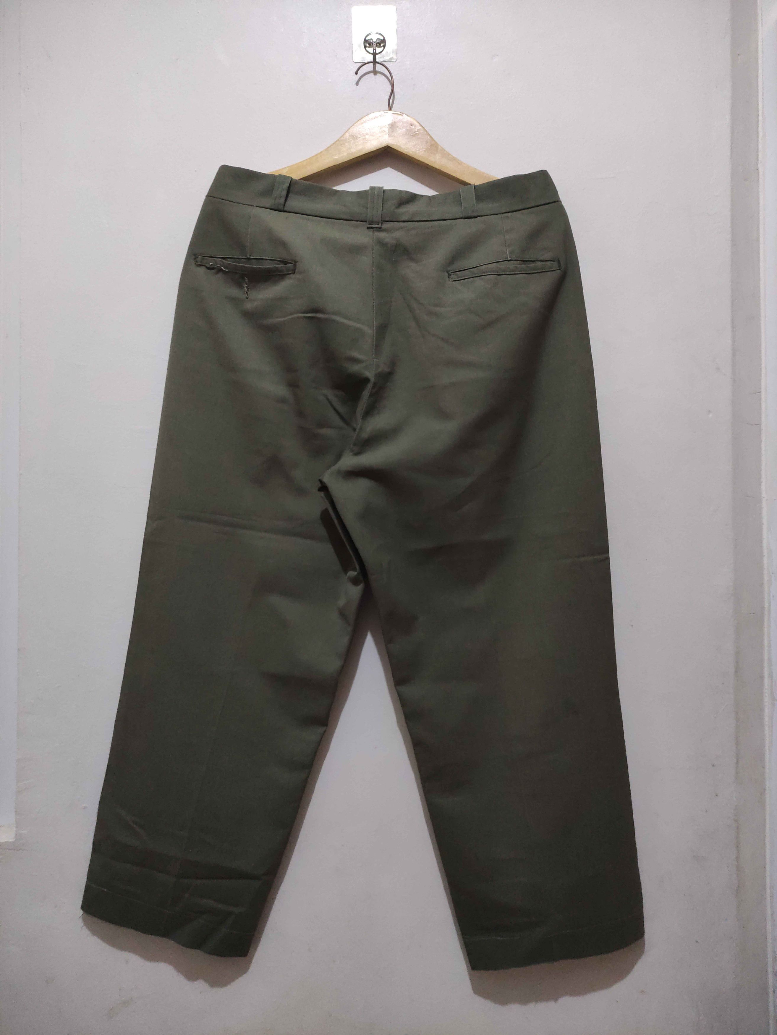Sears VINTAGE Sears Sportswear Pants Dress Perma-Prest Green Size US 34 / EU 50 - 2 Thumbnail