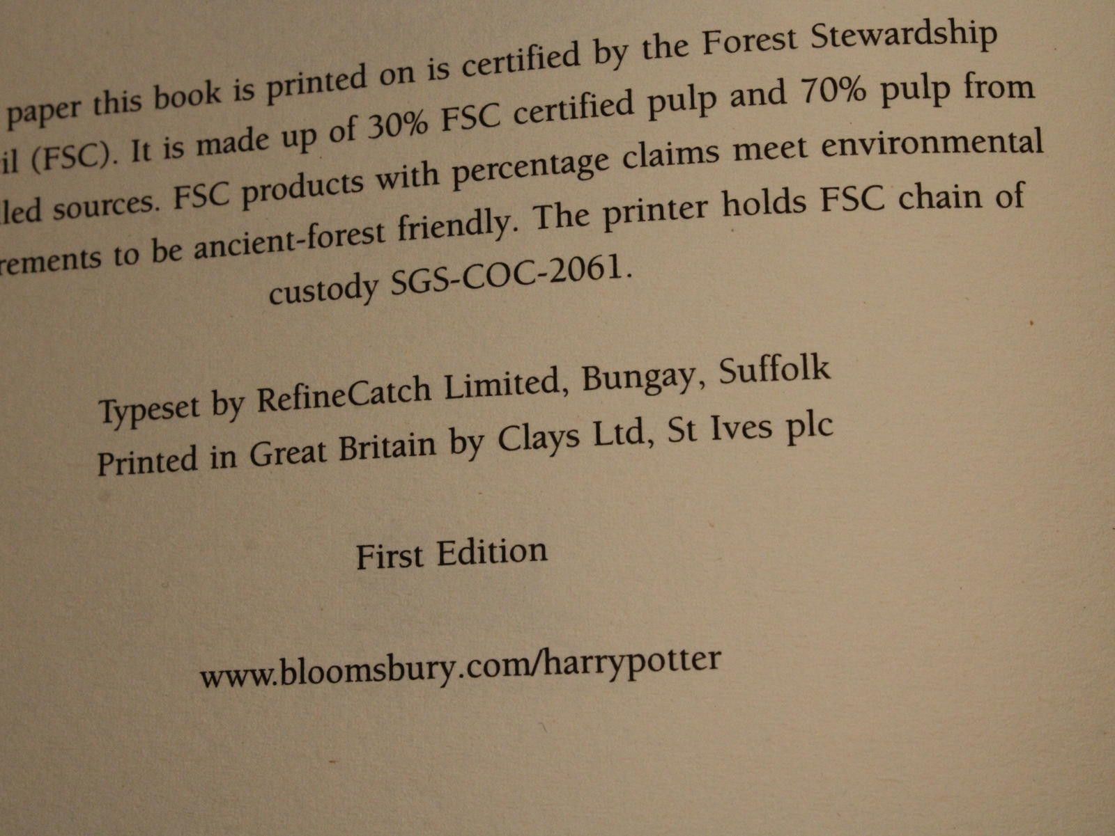 Other Harry Potter and the Half-Blood Prince - First Edition Size ONE SIZE - 4 Thumbnail