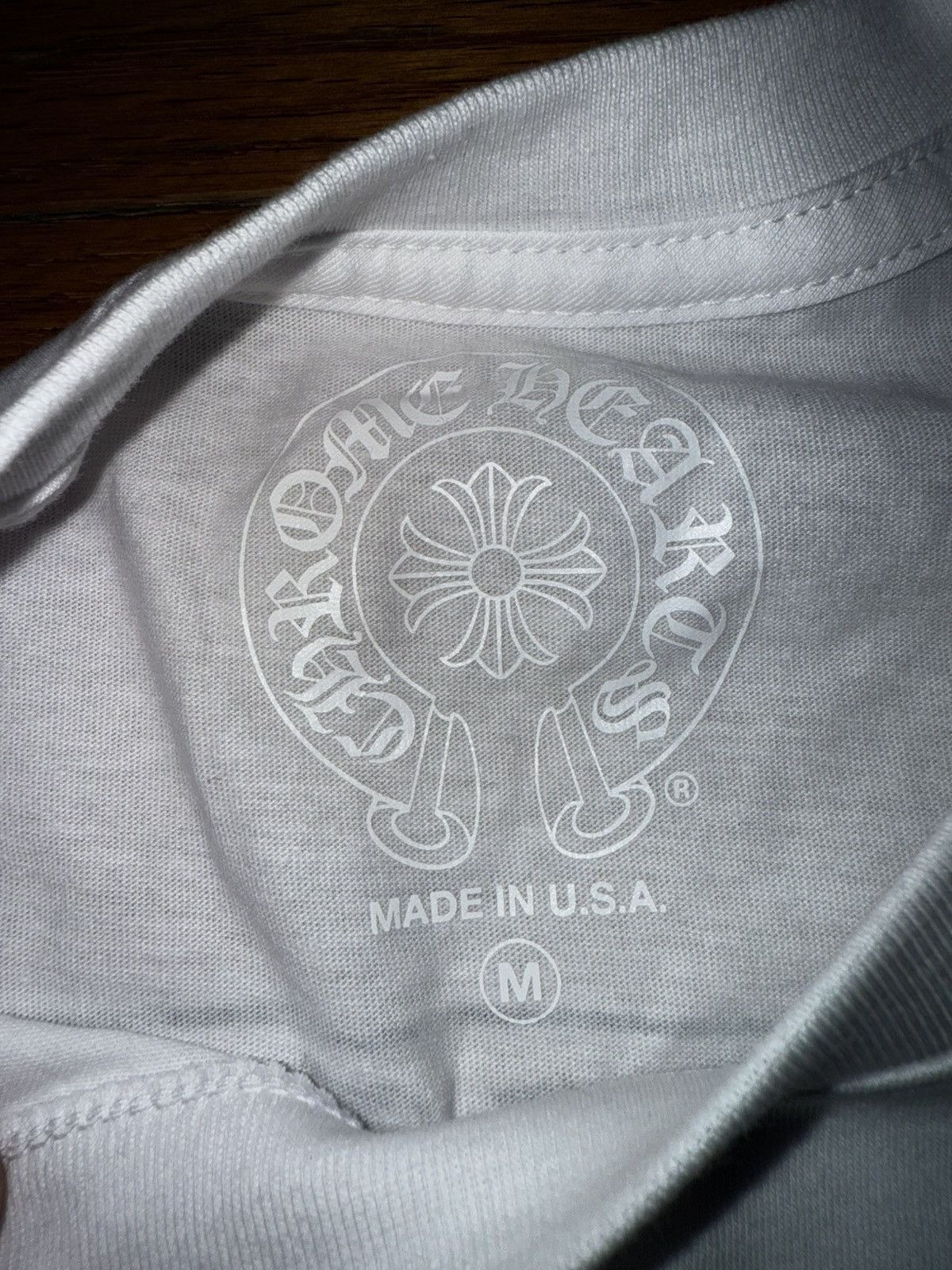 Chrome Hearts Chrome hearts basic white tee Size US M / EU 48-50 / 2 - 4 Thumbnail
