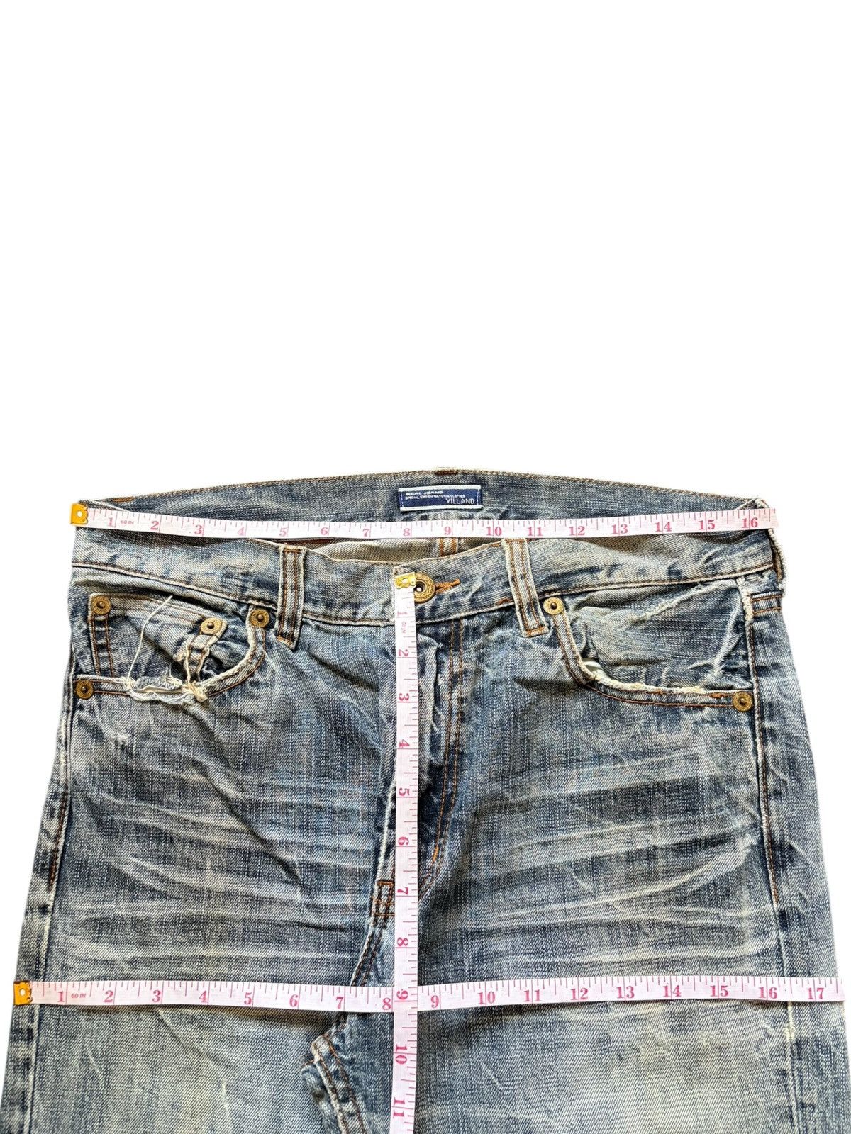 Ksubi Vintage Japanese Brand Faded Crack Wash Distress Jeans Size US 32 / EU 48 - 6 Thumbnail