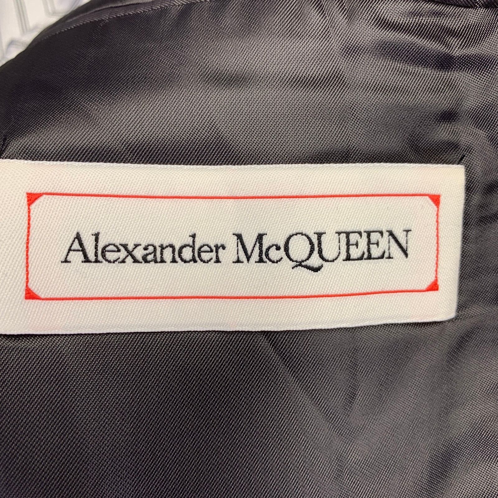 Alexander McQueen ALEXANDER MCQUEEN Size 44 Black Wool Cashmere Sport Coat Size 44R - 5 Thumbnail