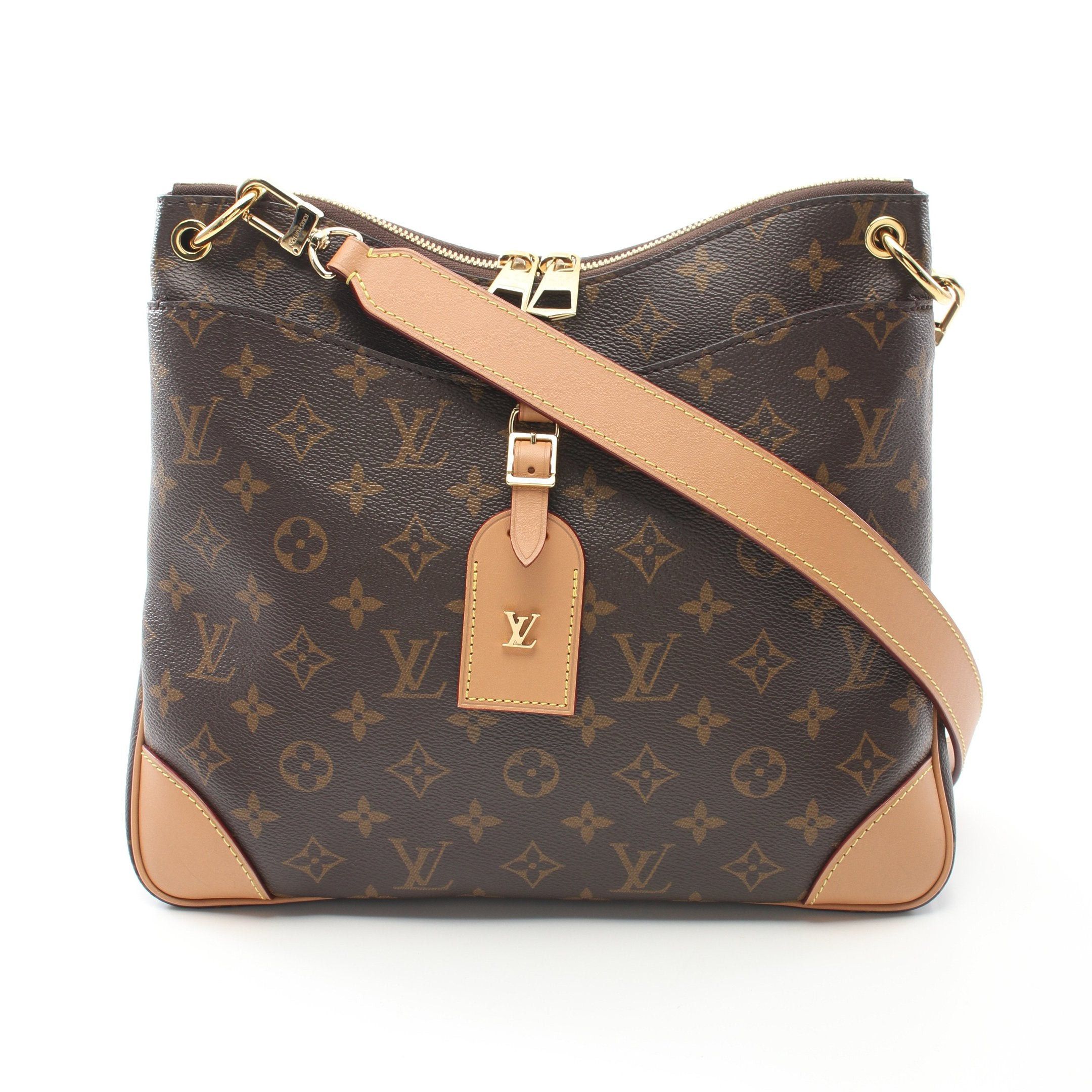 Louis Vuitton Louis Vuitton Odeon Nm Mm Monogram Shoulder Bag Leather Brown Size ONE SIZE - 1 Thumbnail