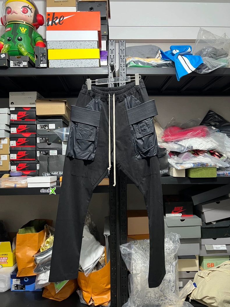 Rick Owens Rick owens size s 20 F double-thread panel double-material Size US 28 / EU 44 - 1 Thumbnail