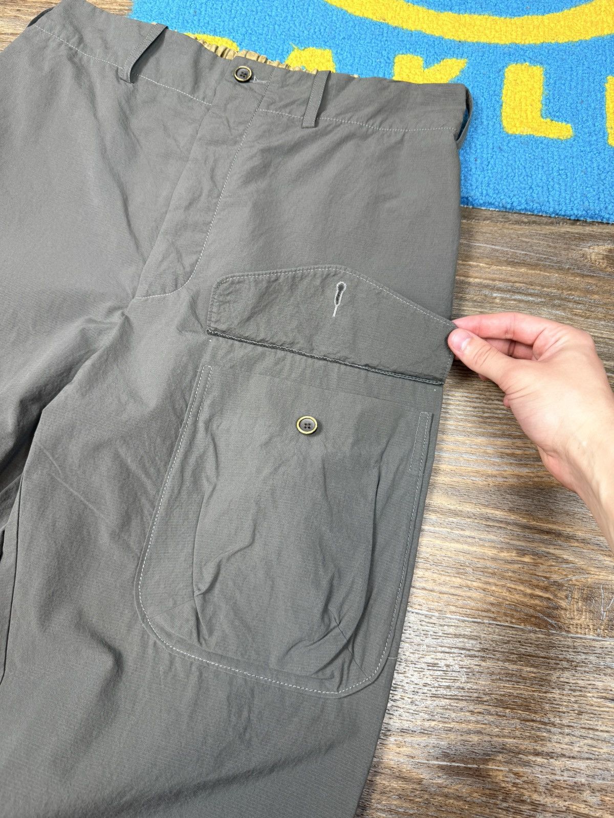 Uma Wang Uma Wang Gray Paxton Cargo Light Pant size M Size US 32 / EU 48 - 9 Thumbnail