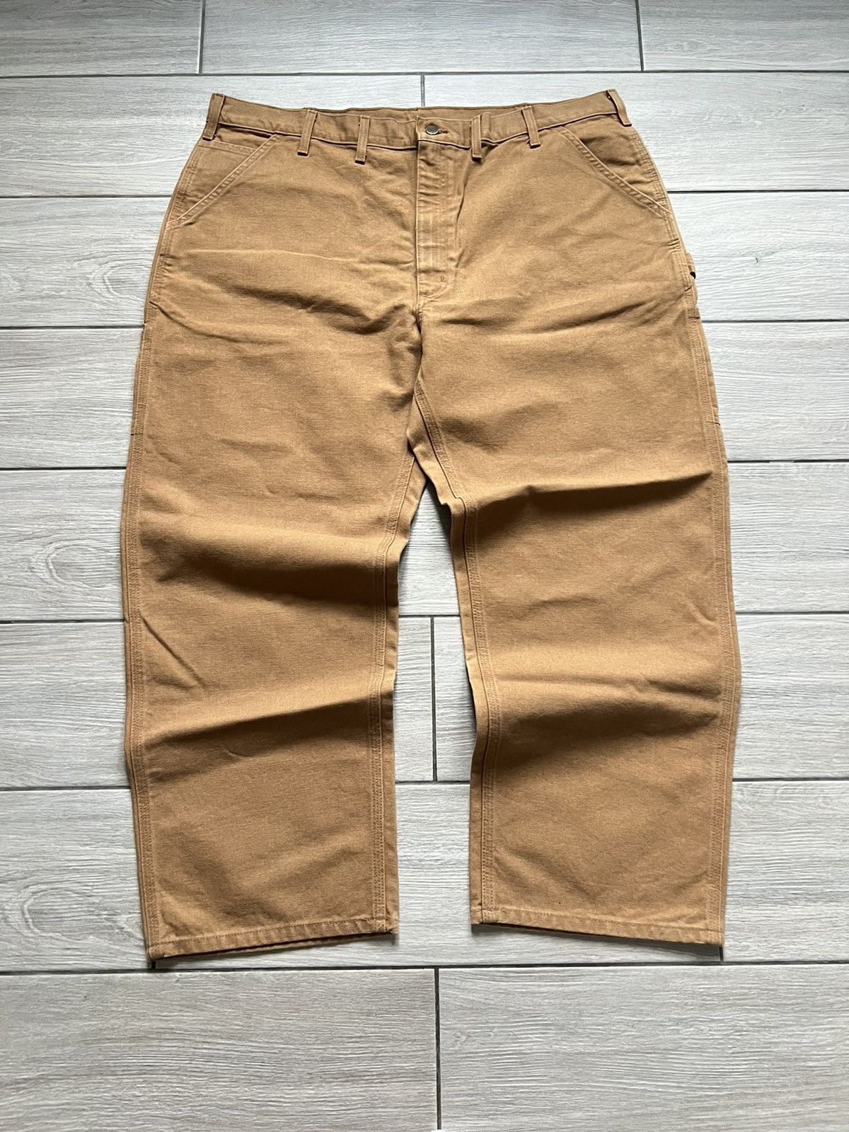 Carhartt Vintage 90s Blanket Lined Carhartt Work Big Pants 44/30 Size US 44 / EU 60 - 4 Thumbnail