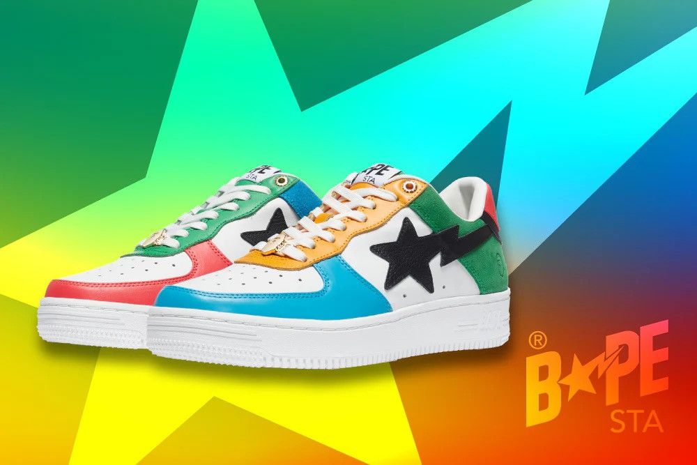 Bape BAPE Olympic Bapesta DS US11 Size US 11 / EU 44 - 8 Thumbnail