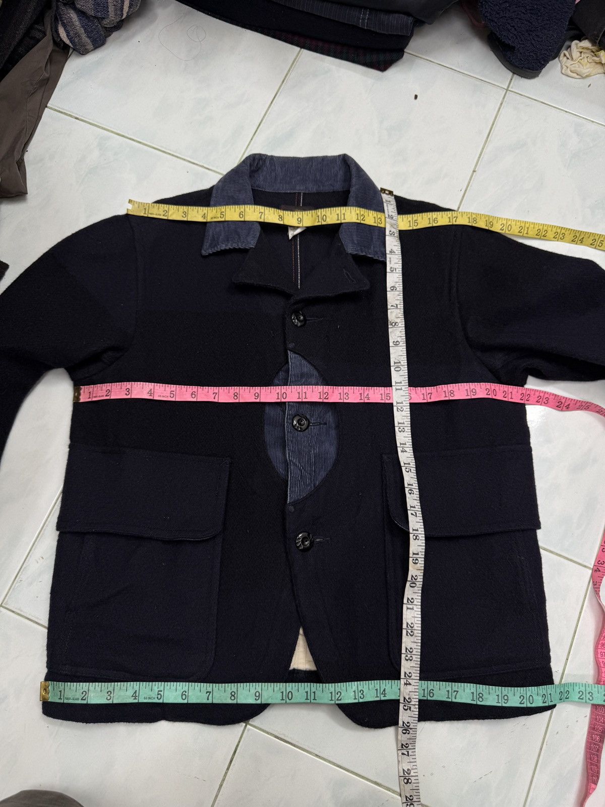 Sunny Sports 🔥🔥🔥ARCHIVE SUNNY SPORTS BLACK BLUE WOOL JACKET Size US M / EU 48-50 / 2 - 14 Thumbnail