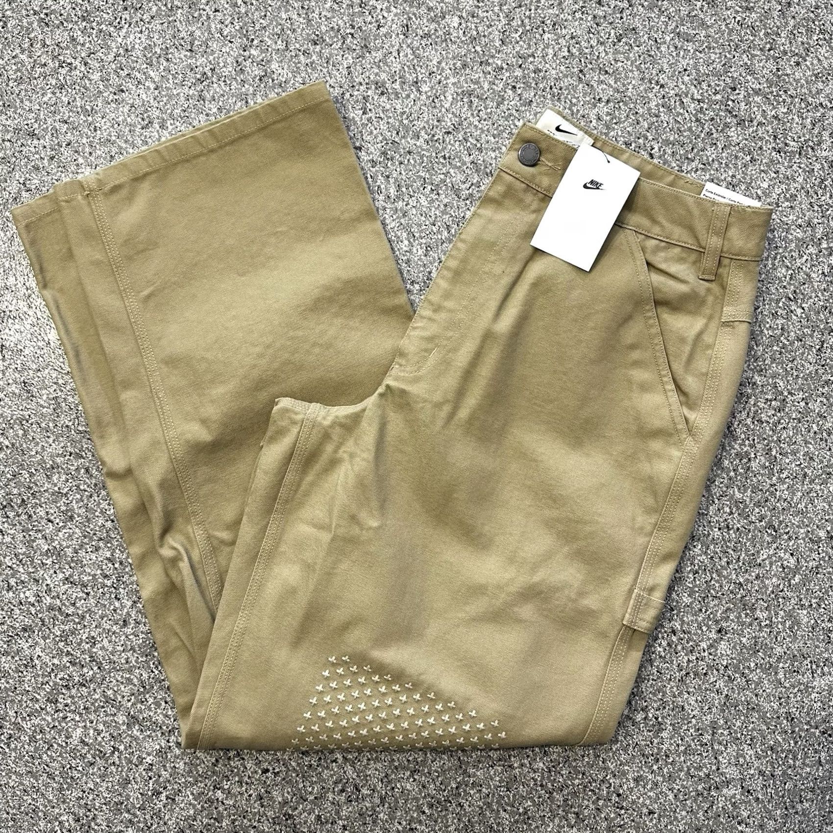 Nike Nike Life Carpenter Pants Mens 32x31 Parachute Beige HJ8478 Heavy Twill Sashiko Life Carpenterpants Mens 32x31 Beige Nike Size US 32 / EU 48 - 2 Thumbnail