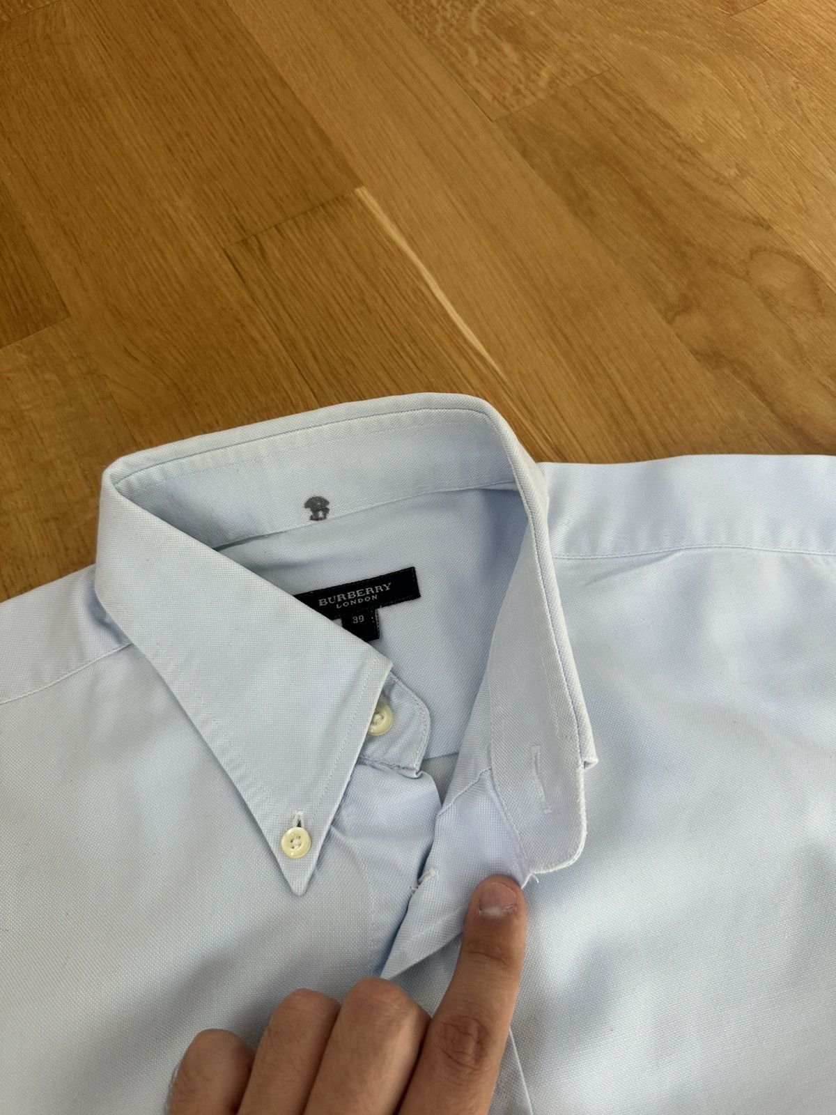 Burberry Burberry London Summer Shirt Men’s Sky Blue Size US XL / EU 56 / 4 - 13 Thumbnail