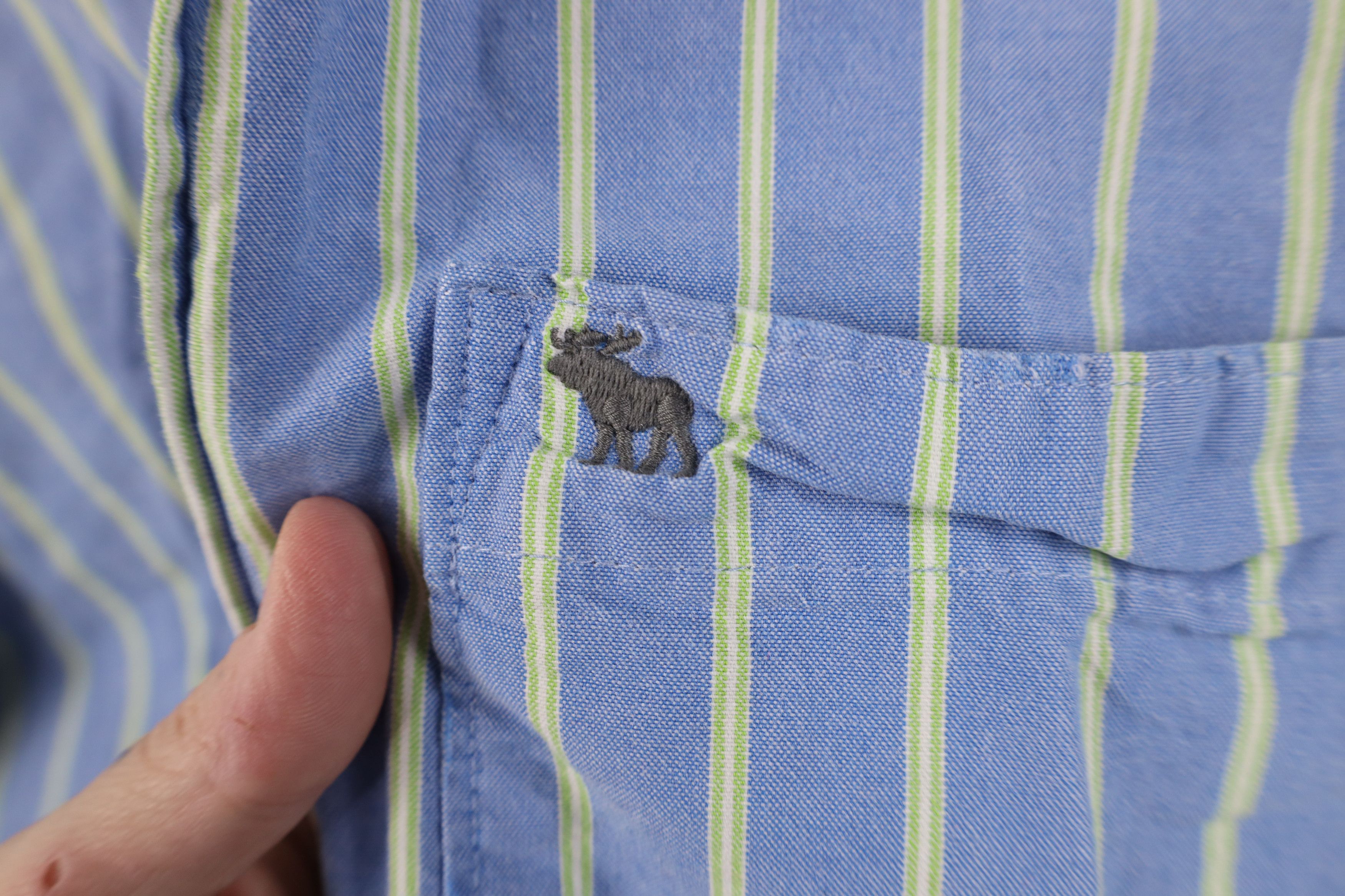 Abercrombie & Fitch Vintage 90s Y2K Abercrombie & Fitch Button Down Shirt Blue Size US XXL / EU 58 / 5 - 4 Thumbnail