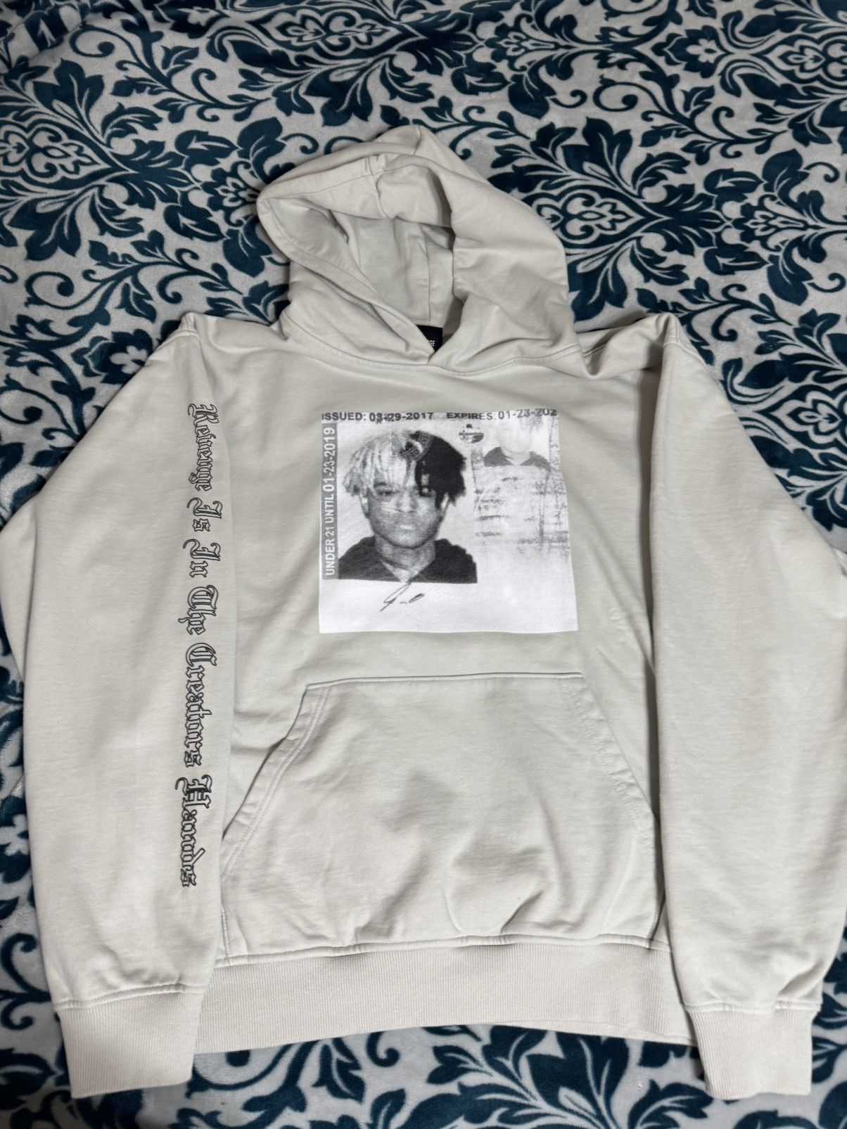 Revenge Revenge X Drivers License Hoodie Cememt Size US XL / EU 56 / 4 - 1 Thumbnail