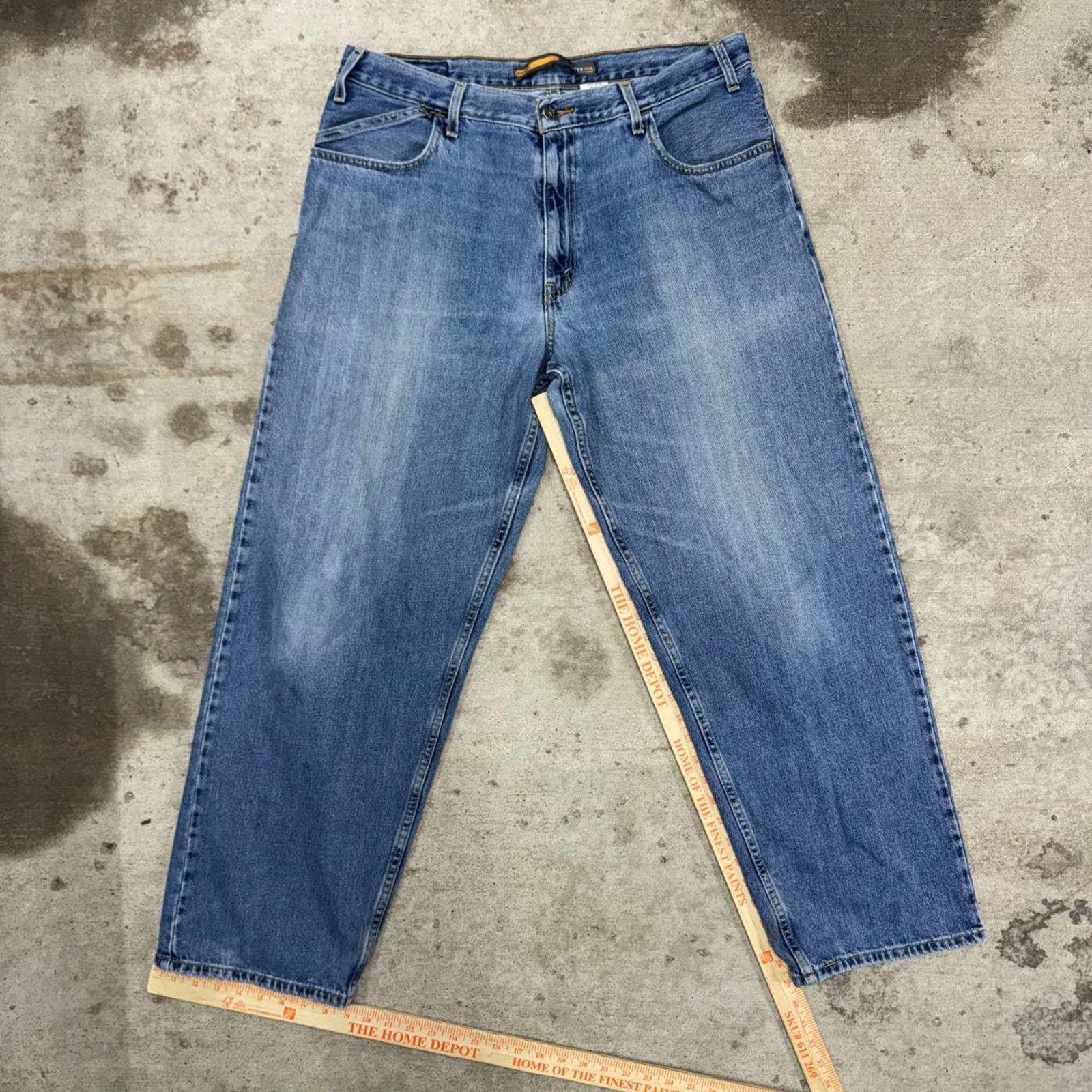 Levi's Vintage y2k levis silver tab 2000s baggy denim jeans pants Size US 36 / EU 52 - 3 Thumbnail