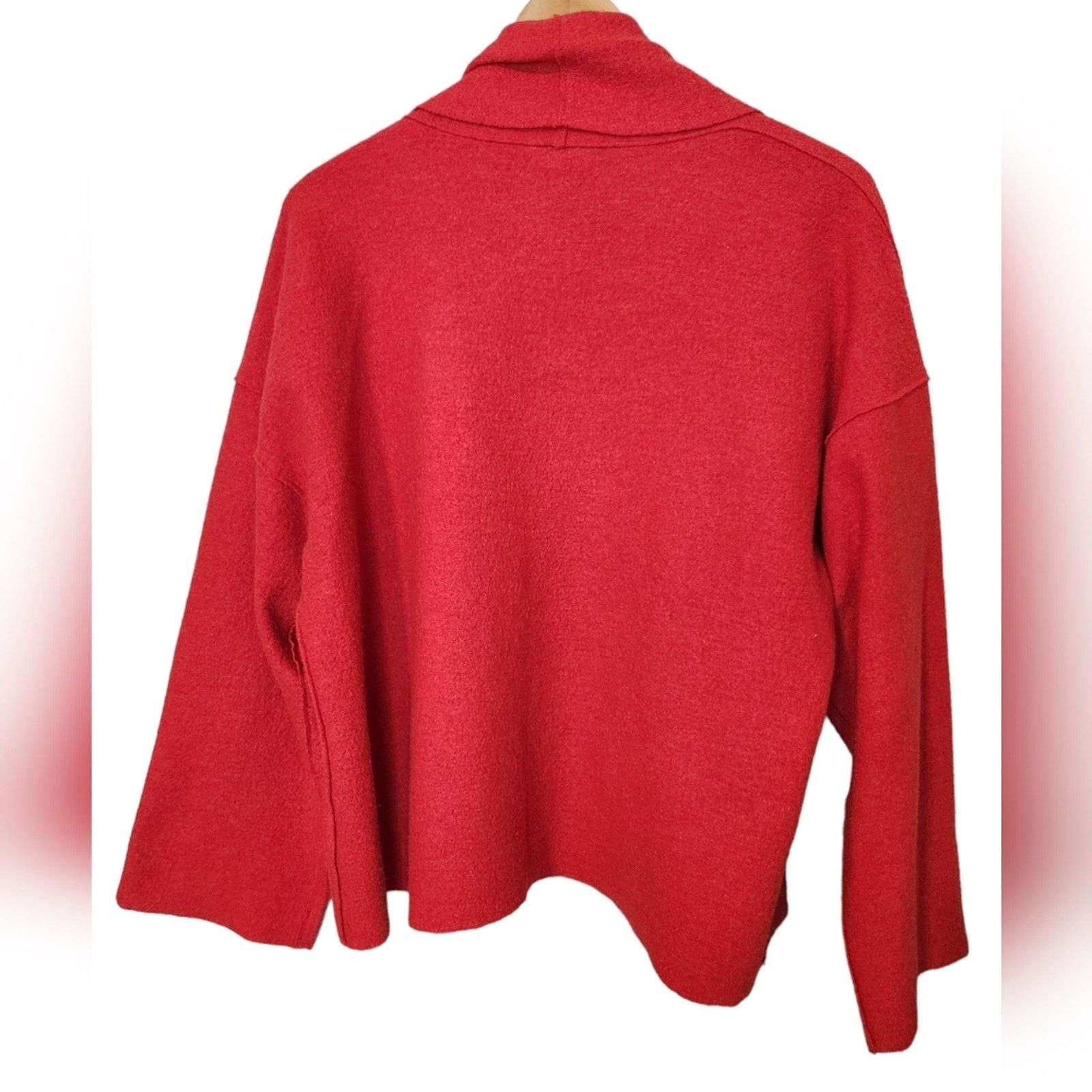 Eileen Fisher Eileen Fisher 100% Merino Wool Open Boxy cardigan Medium Size M / US 6-8 / IT 42-44 - 6 Thumbnail