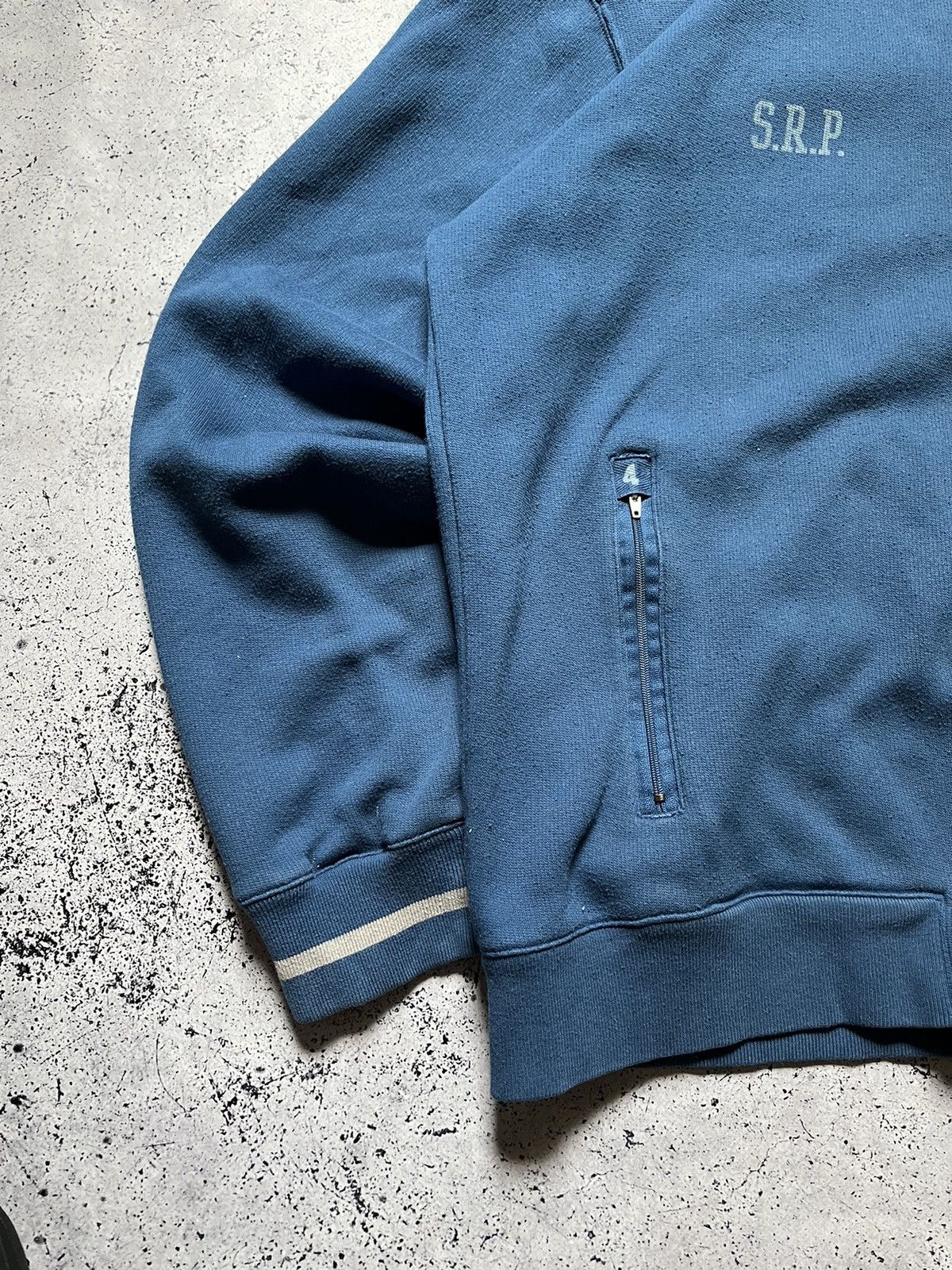 Nike × Vintage Vintage Nike Cotton Bomber Jacket Big Logo American College Size US L / EU 52-54 / 3 - 4 Thumbnail